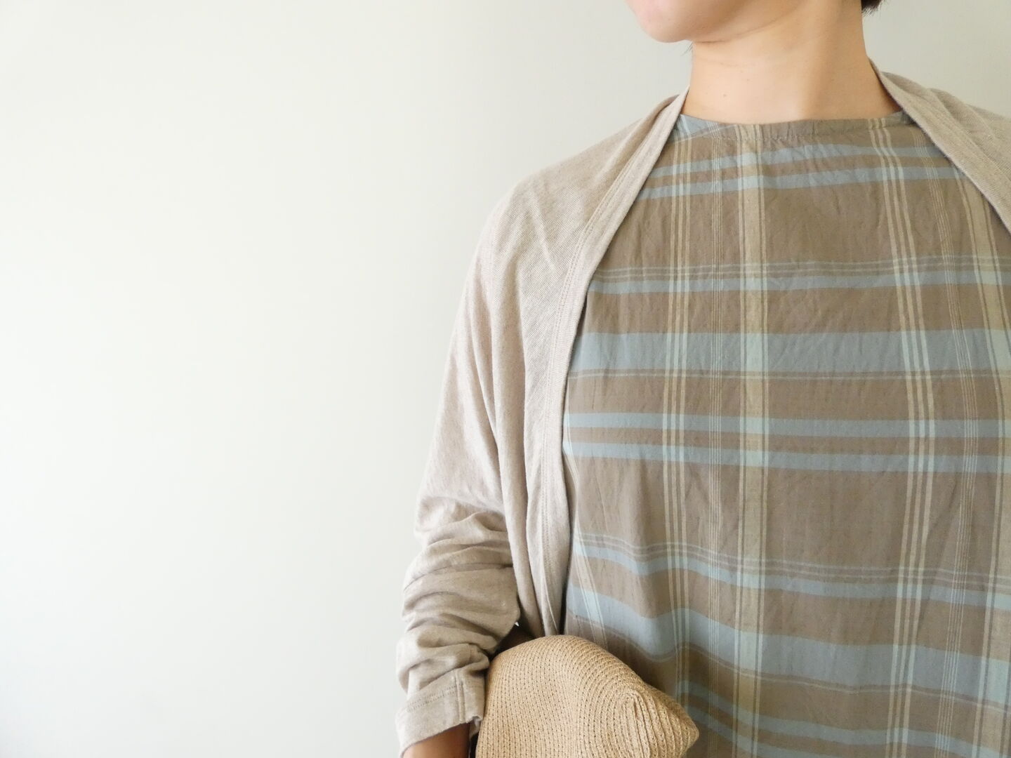 ichi(イチ) チェックノースリフレアワンピースの商品画像16