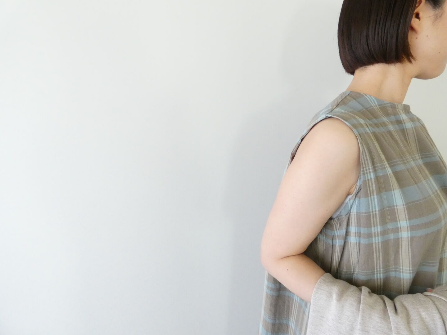 ichi(イチ) チェックノースリフレアワンピースの商品画像19