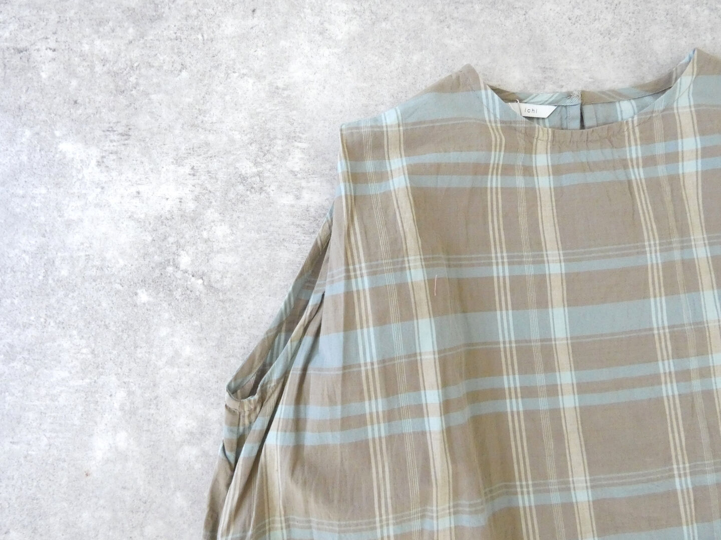 ichi(イチ) チェックノースリフレアワンピースの商品画像21