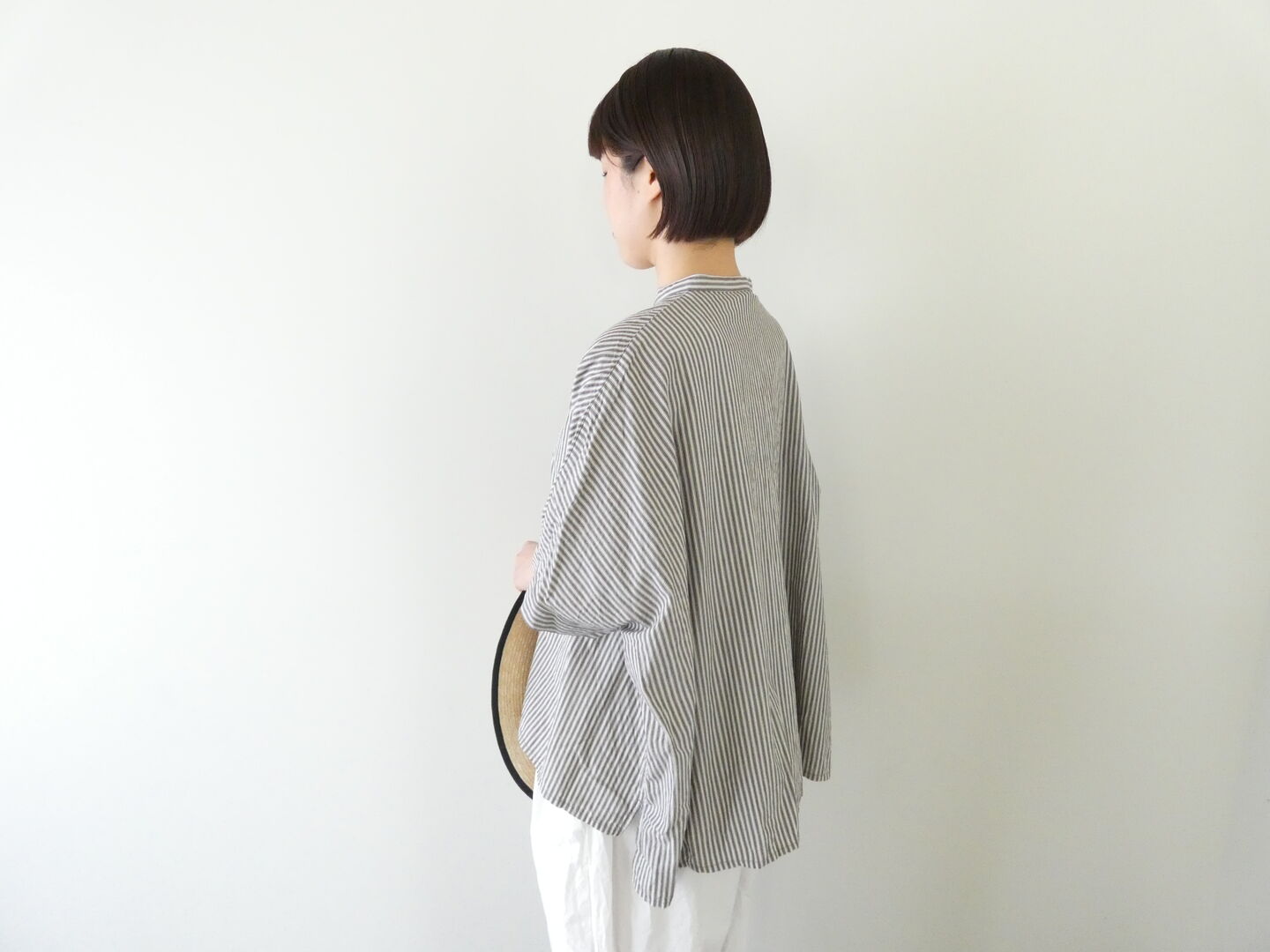 ichi(イチ) ストライプワイドシャツの商品画像6