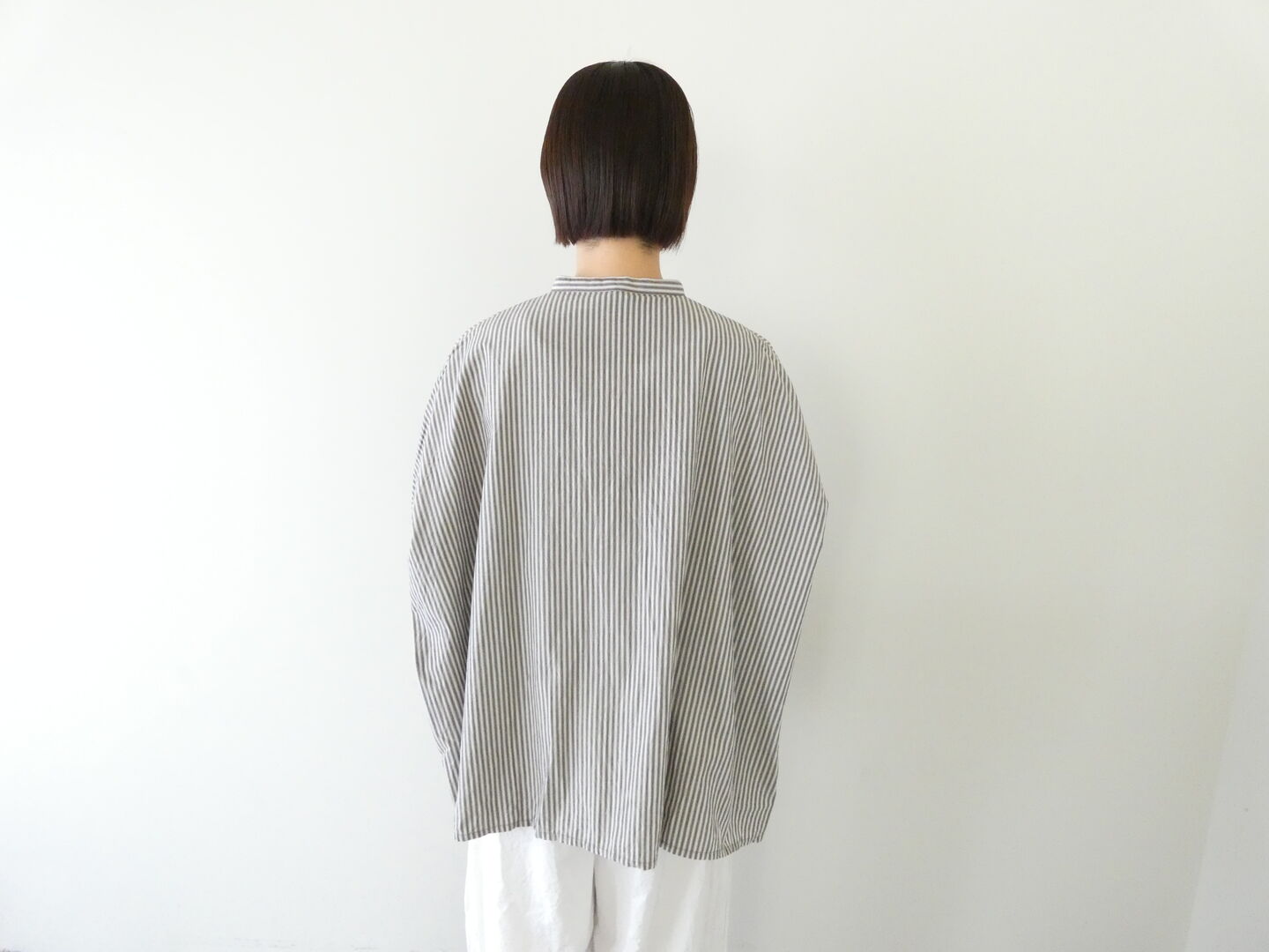 ichi(イチ) ストライプワイドシャツの商品画像7