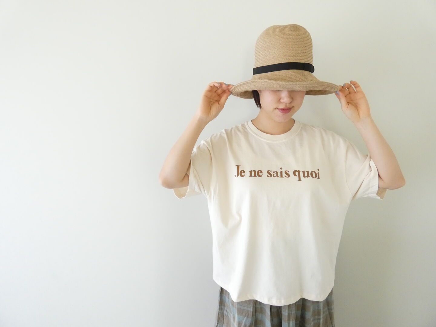 ichi(イチ) ピグメント T-shirt Je ne sais quoiの商品画像1