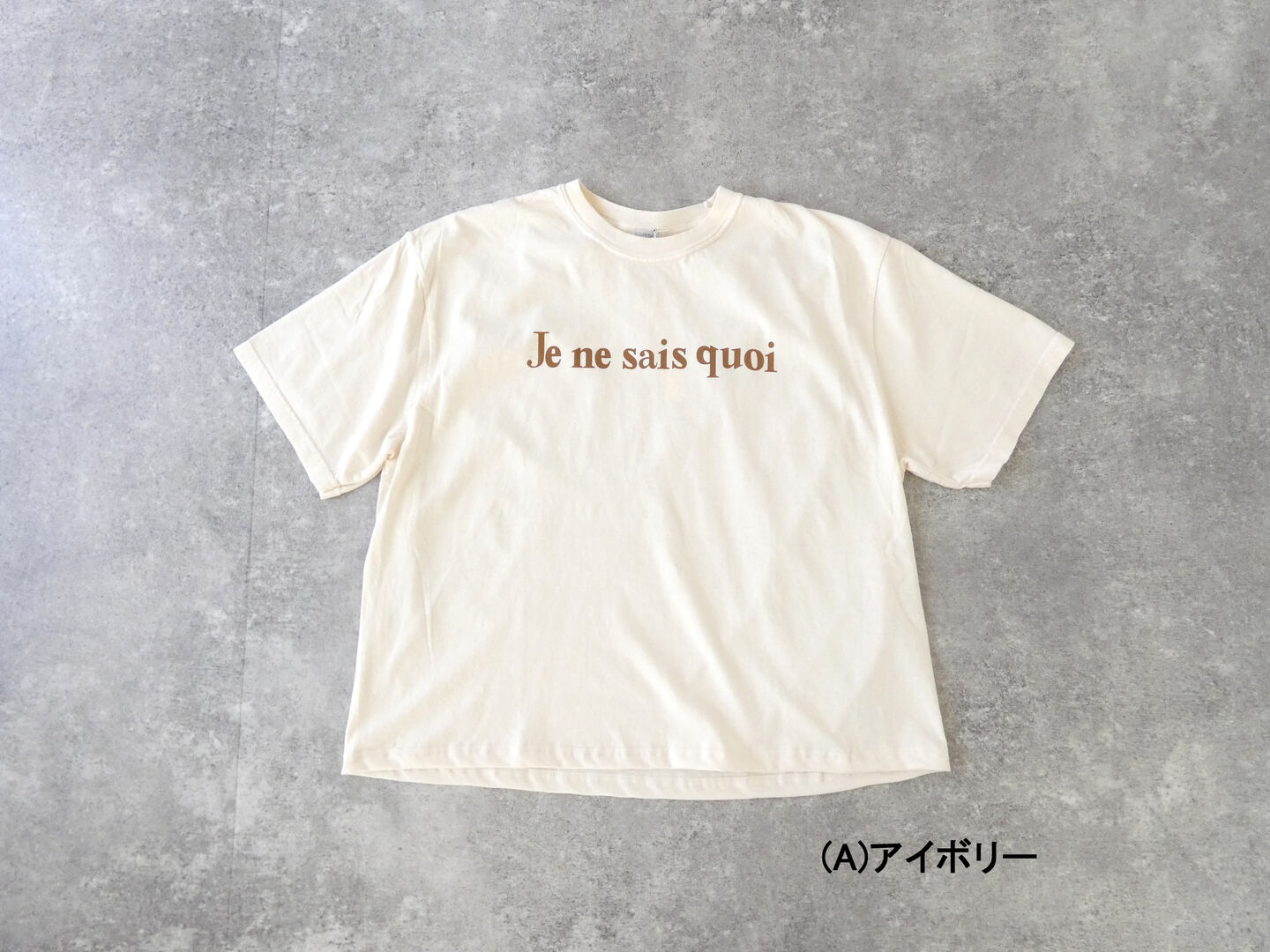 ichi(イチ) ピグメント T-shirt Je ne sais quoiの商品画像10