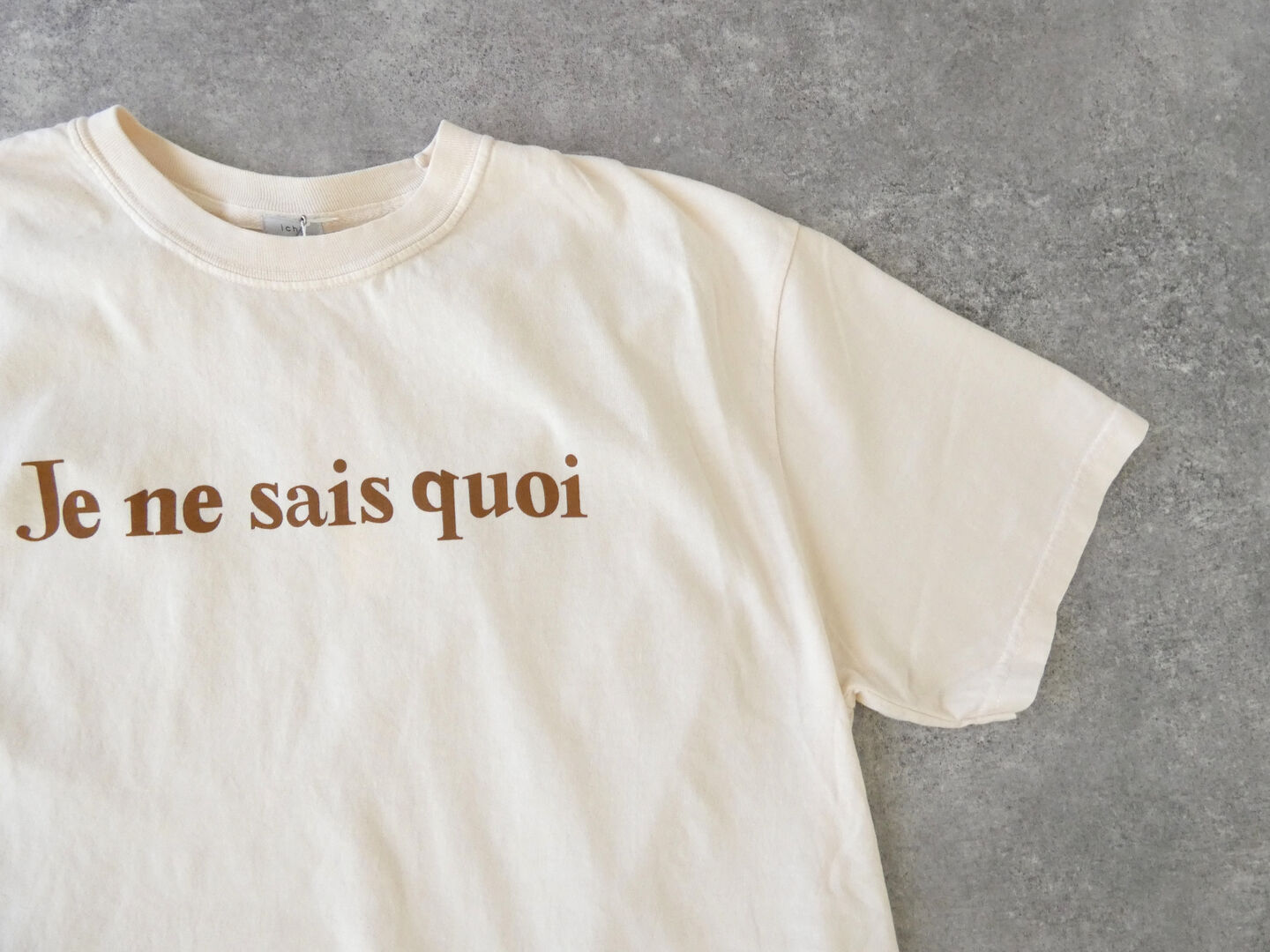 ichi(イチ) ピグメント T-shirt Je ne sais quoiの商品画像18