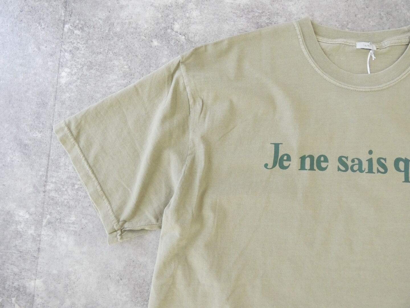 ichi(イチ) ピグメント T-shirt Je ne sais quoiの商品画像30