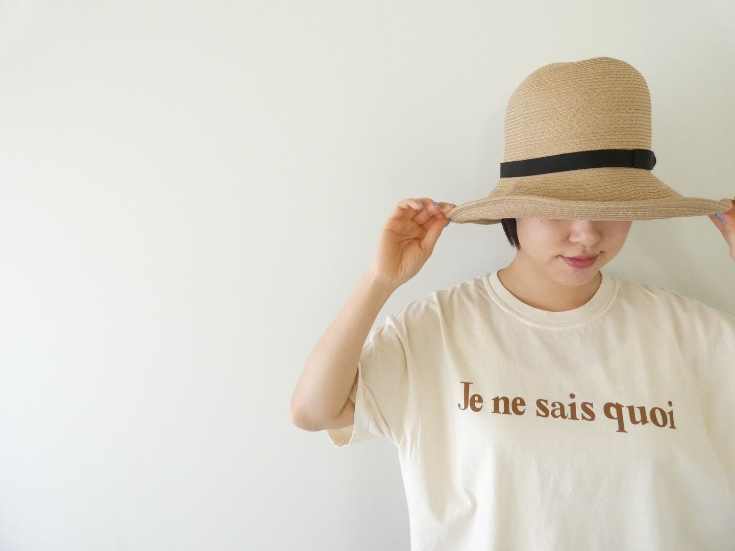 ichi(イチ) ピグメント T-shirt Je ne sais quoiの商品画像4
