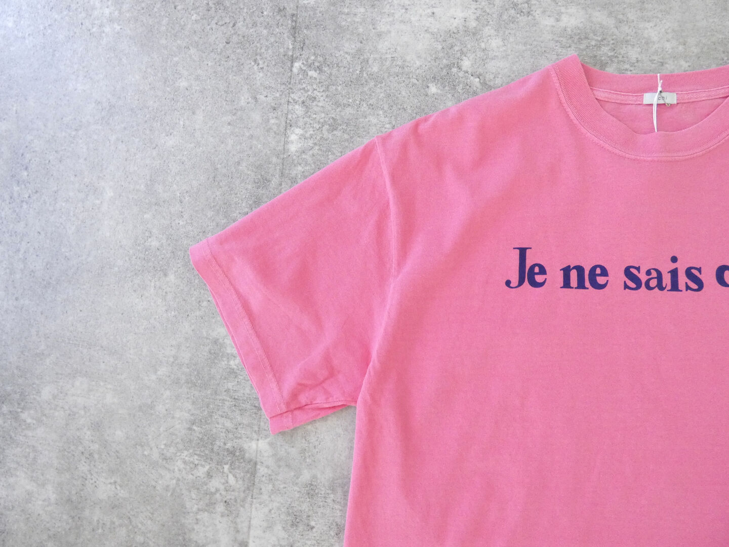 ichi(イチ) ピグメント T-shirt Je ne sais quoiの商品画像44