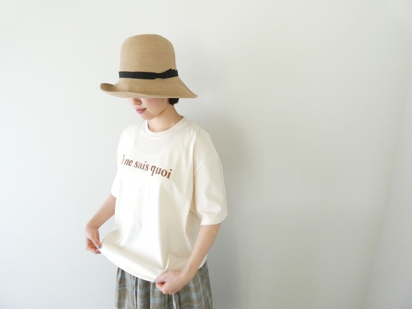 ichi(イチ) ピグメント T-shirt Je ne sais quoiの商品画像6