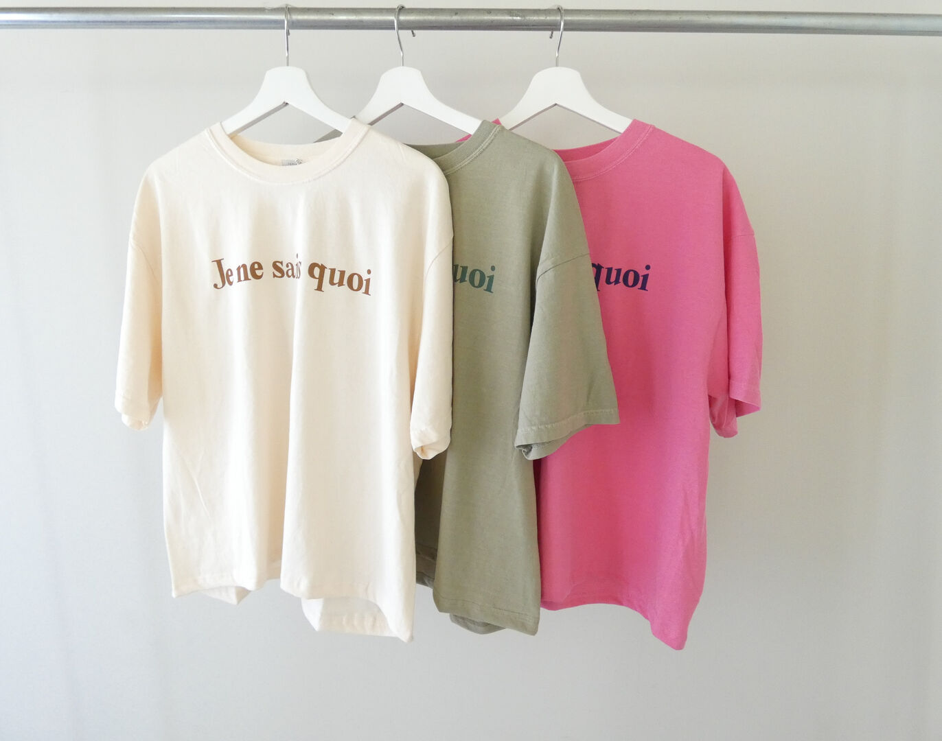 ichi(イチ) ピグメント T-shirt Je ne sais quoiの商品画像8