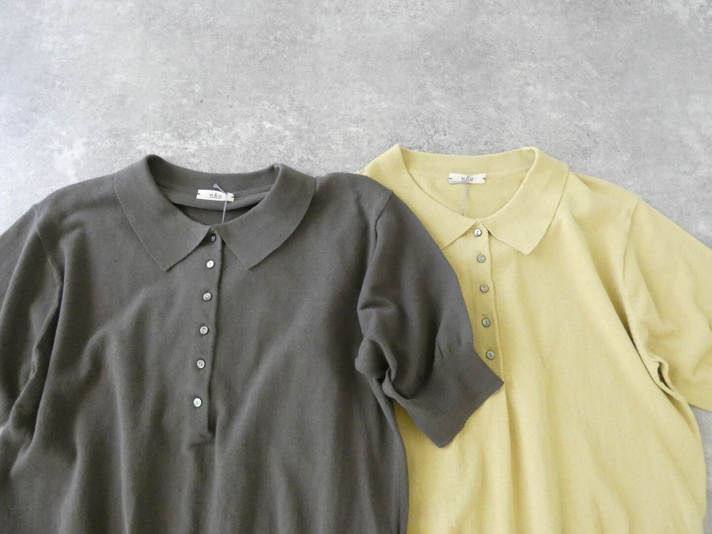 HAU(ハウ) knit tops polo 5の商品画像16