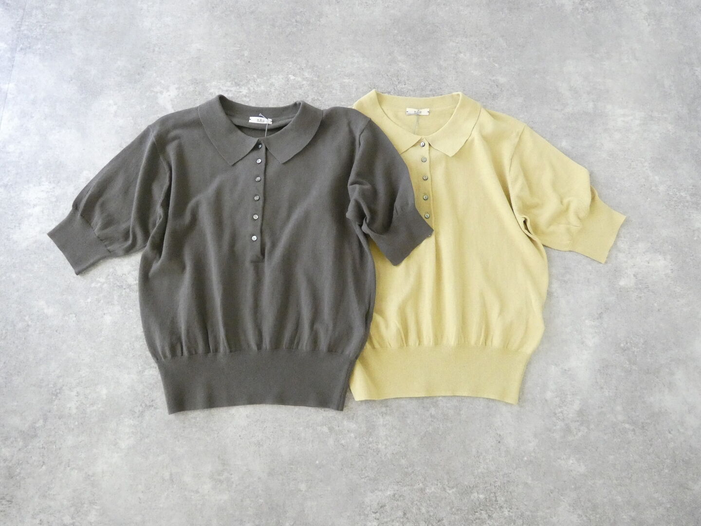 HAU(ハウ) knit tops polo 5の商品画像3