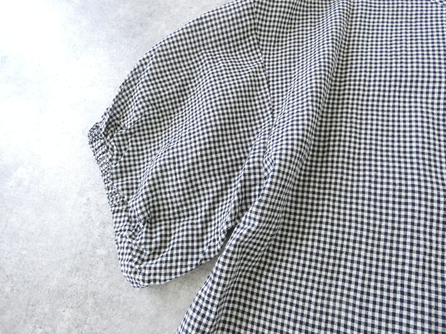 NARU オーガニックコットンチェックボリュームブラウスの商品画像22