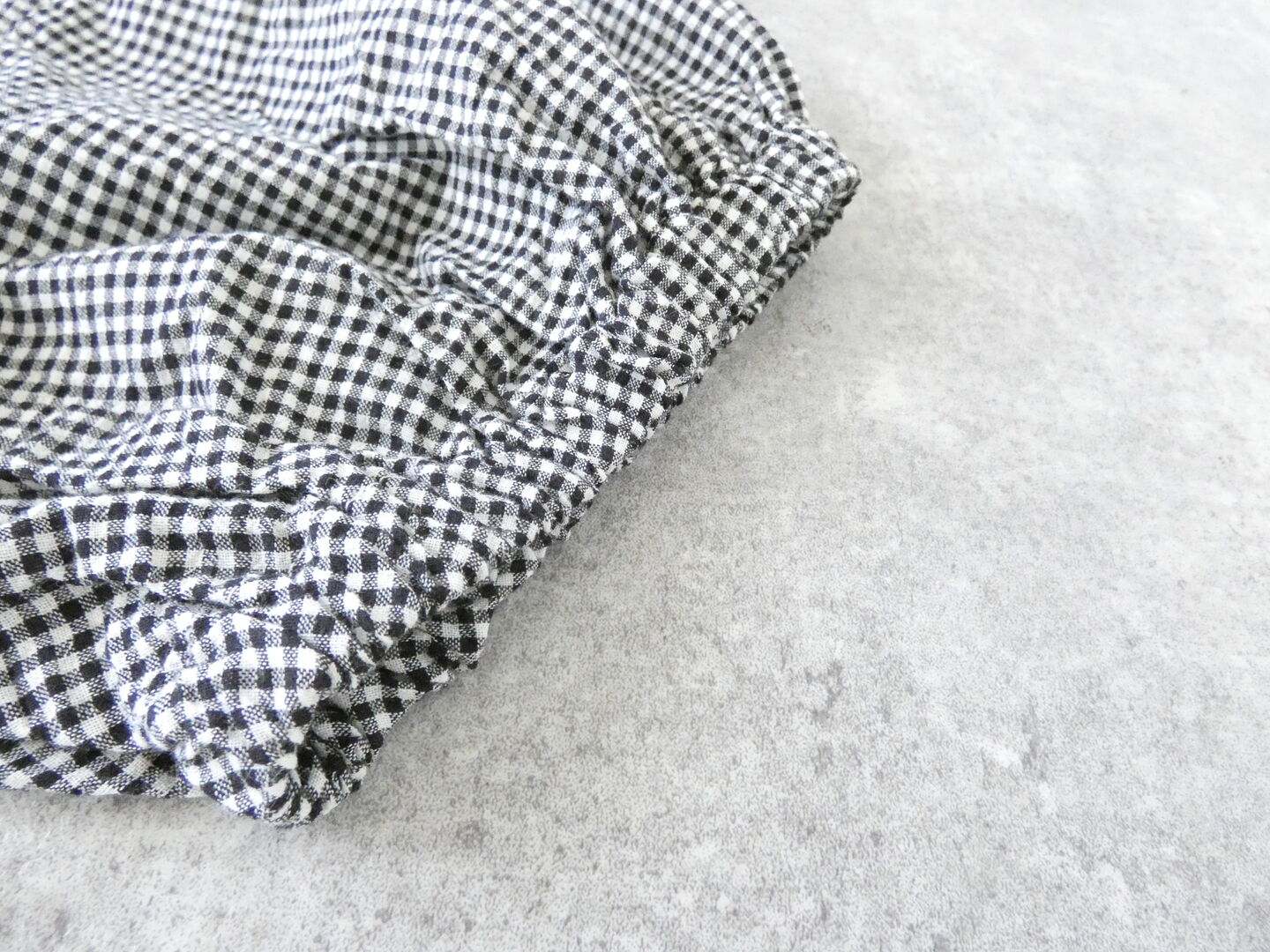 NARU オーガニックコットンチェックボリュームブラウスの商品画像23