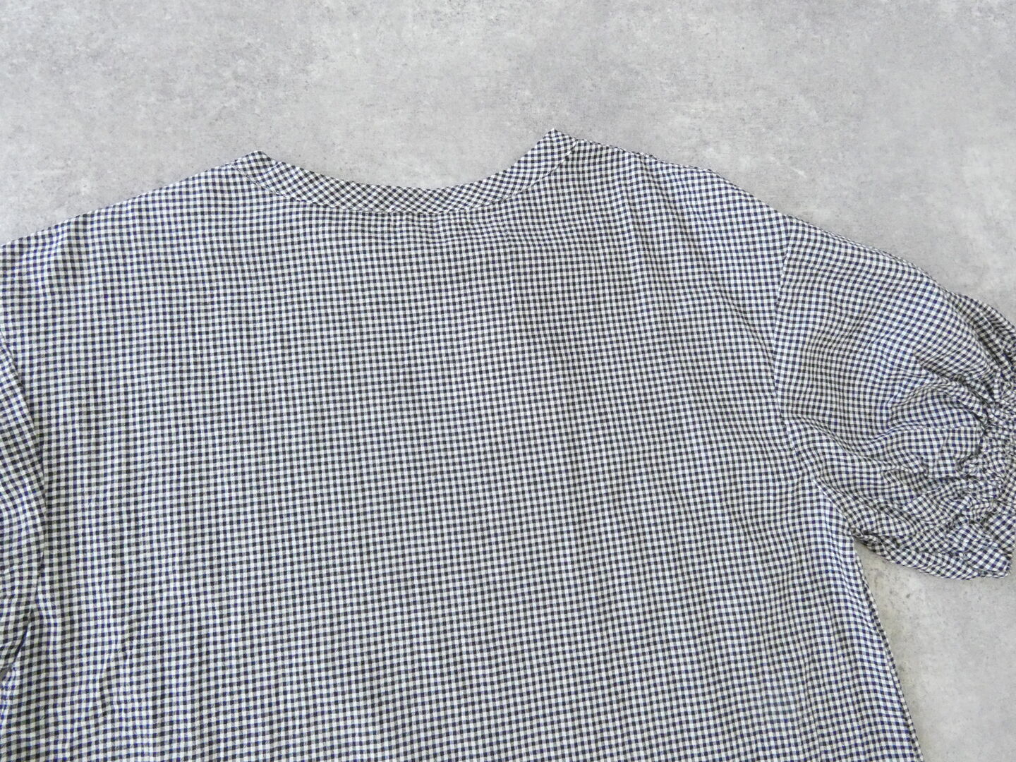 NARU オーガニックコットンチェックボリュームブラウスの商品画像26