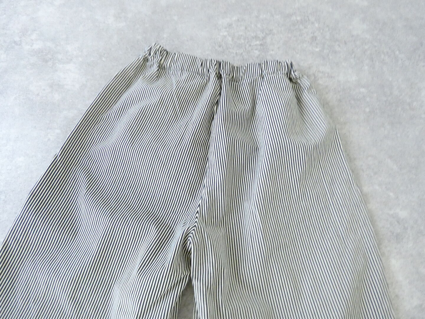 NARU 20ツイルCatlightストライプ柄エッグパンツの商品画像26