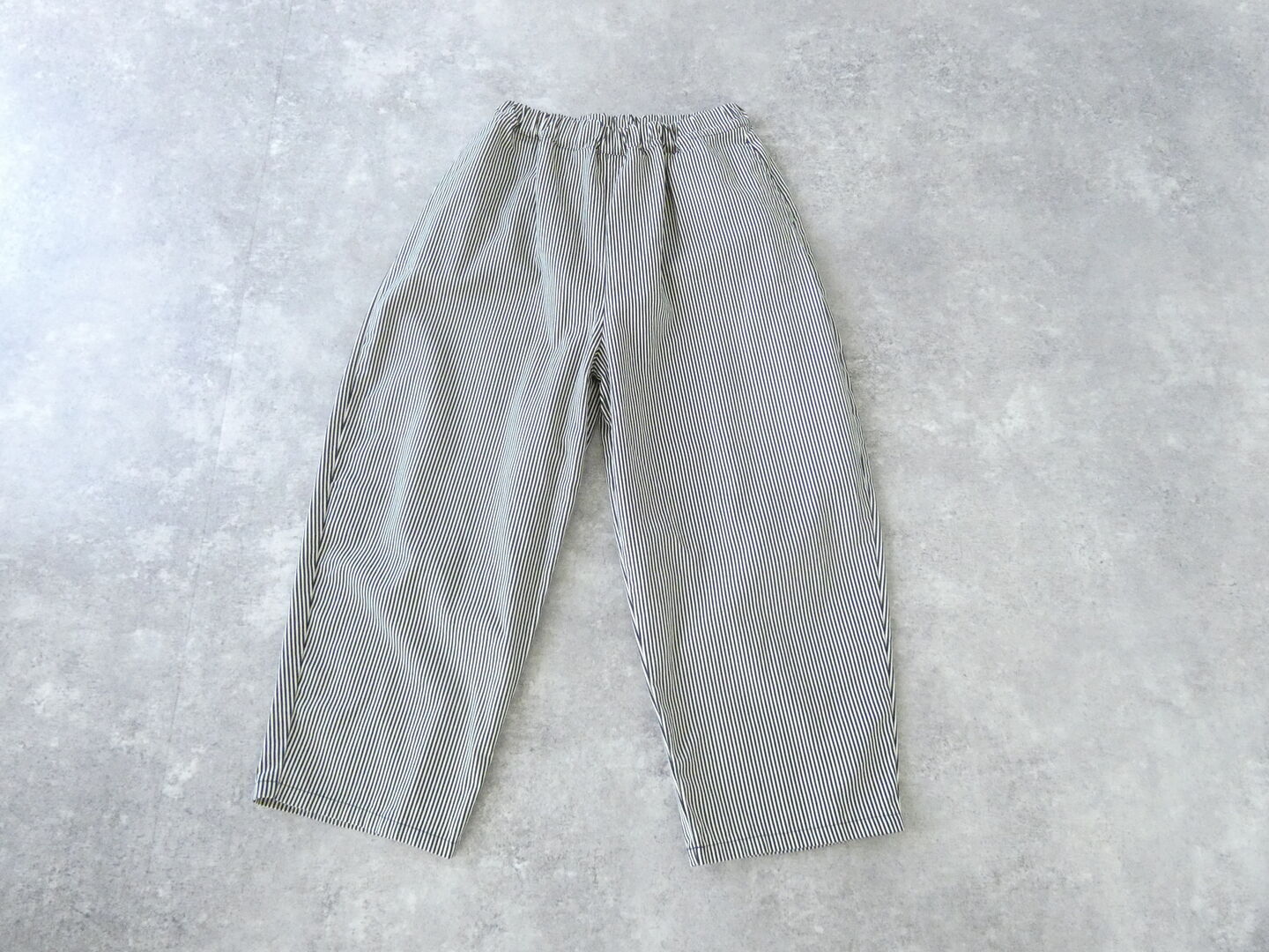 NARU 20ツイルCatlightストライプ柄エッグパンツの商品画像9