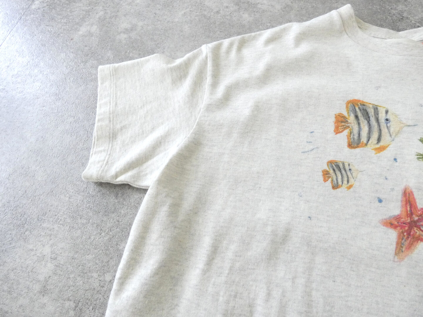 l’atelier du savon(アトリエドゥサボン) 海の生き物　クレヨンプリントTシャツの商品画像24