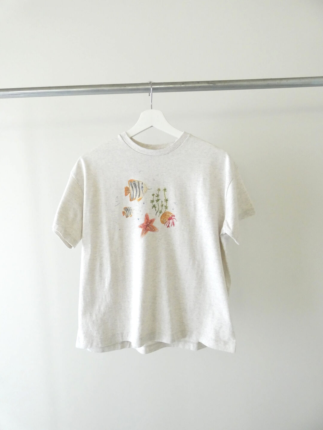 l’atelier du savon(アトリエドゥサボン) 海の生き物　クレヨンプリントTシャツの商品画像9