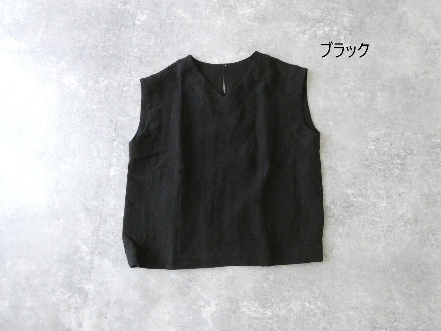 LinenYa(リネンヤ) リネンVネックノースリーブブラウスの商品画像42