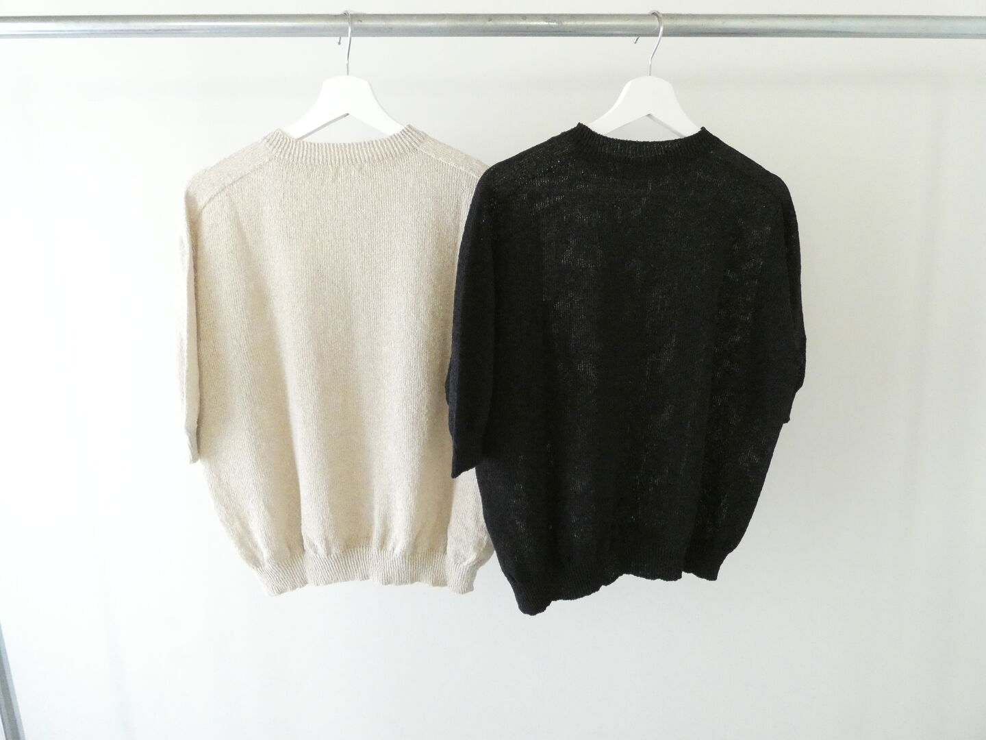 LinenYa(リネンヤ) 和紙混半袖ニットの商品画像11