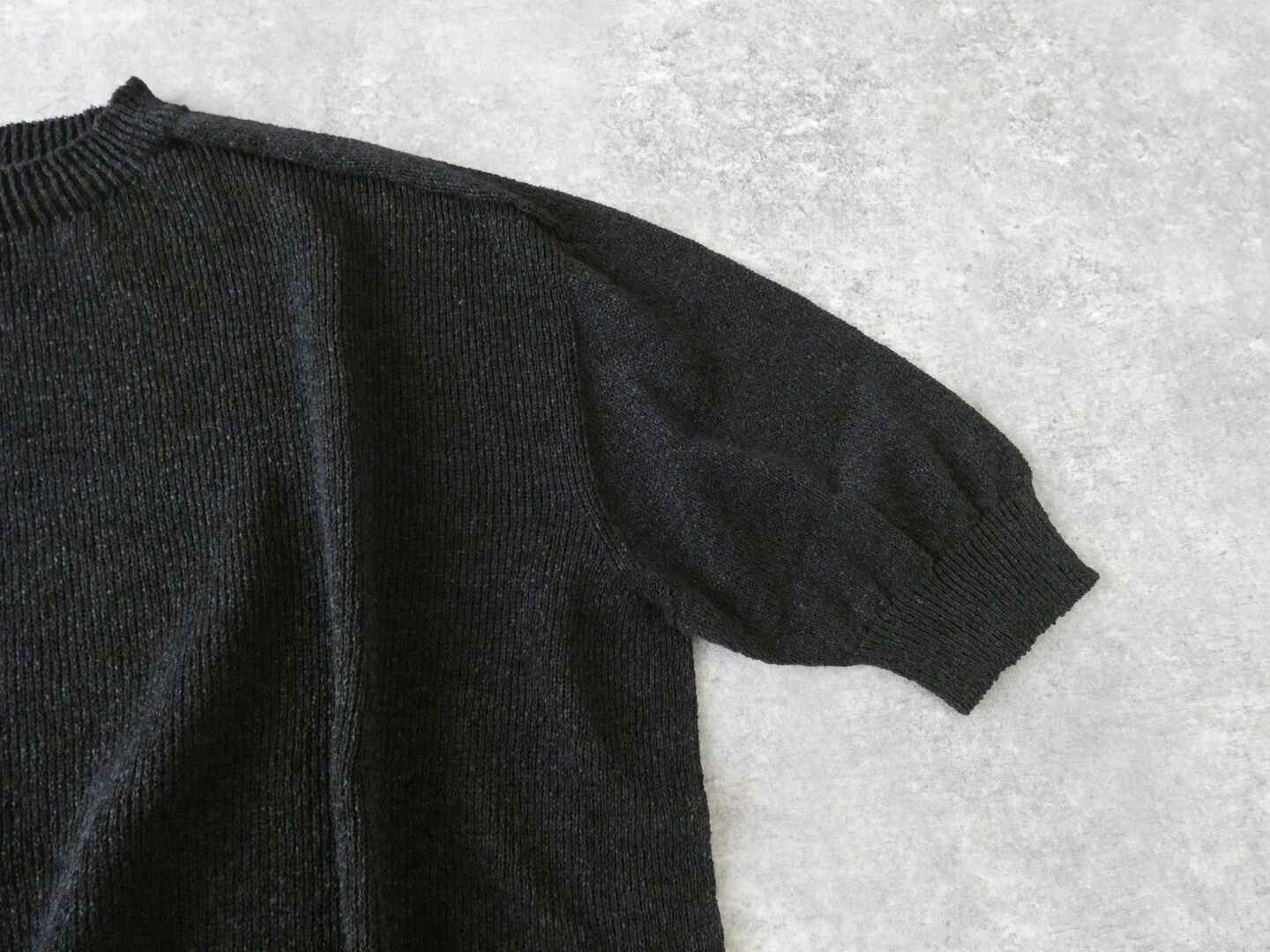 LinenYa(リネンヤ) 和紙混半袖ニットの商品画像45