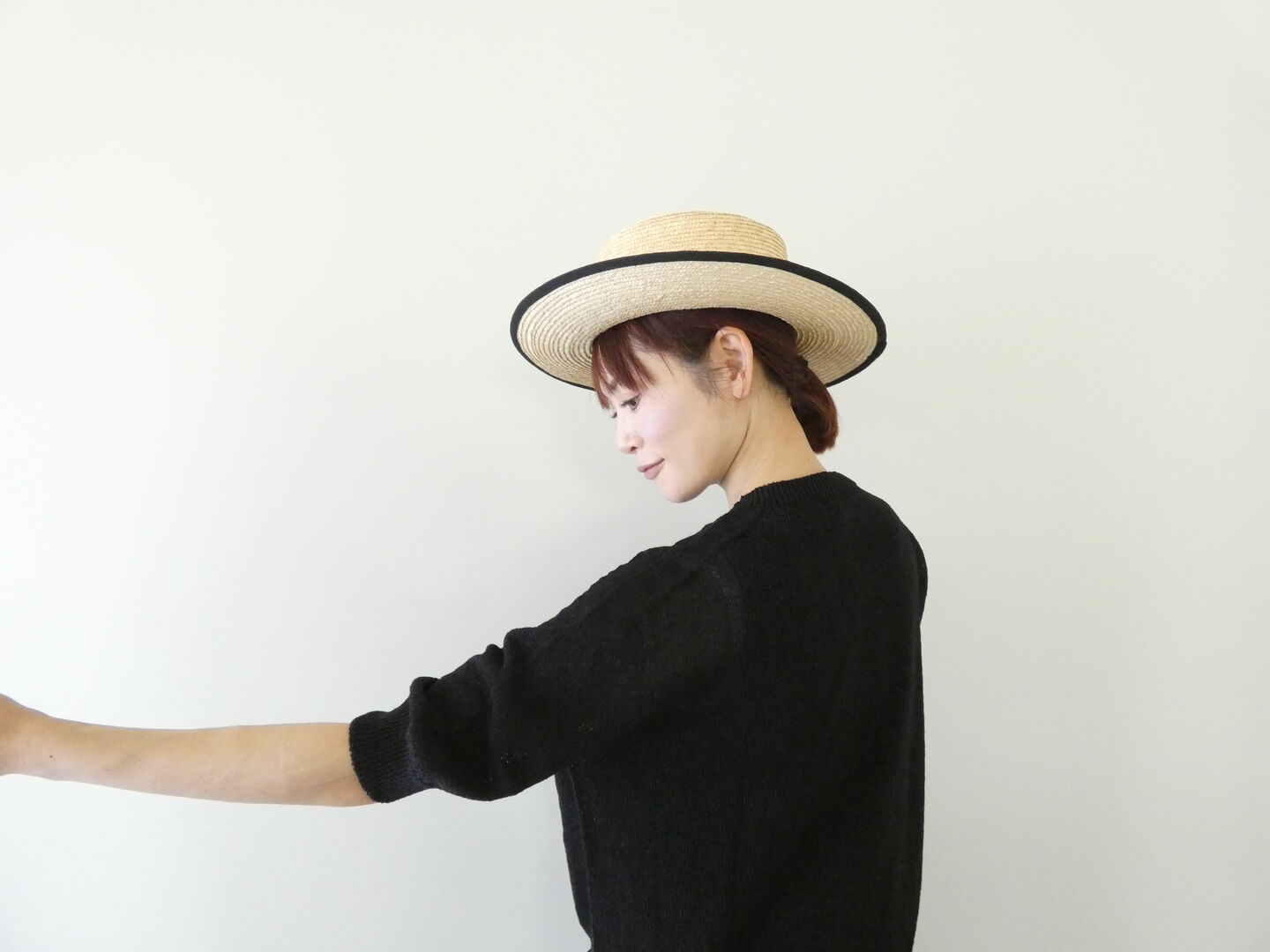 LinenYa(リネンヤ) 和紙混半袖ニットの商品画像5