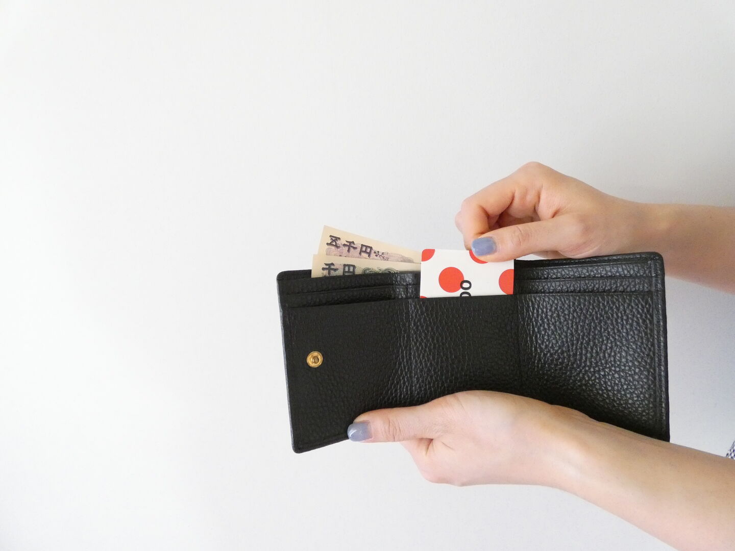 FEU D'UN PHARE(フーダンファール) カウレザー3つ折り財布の商品画像5