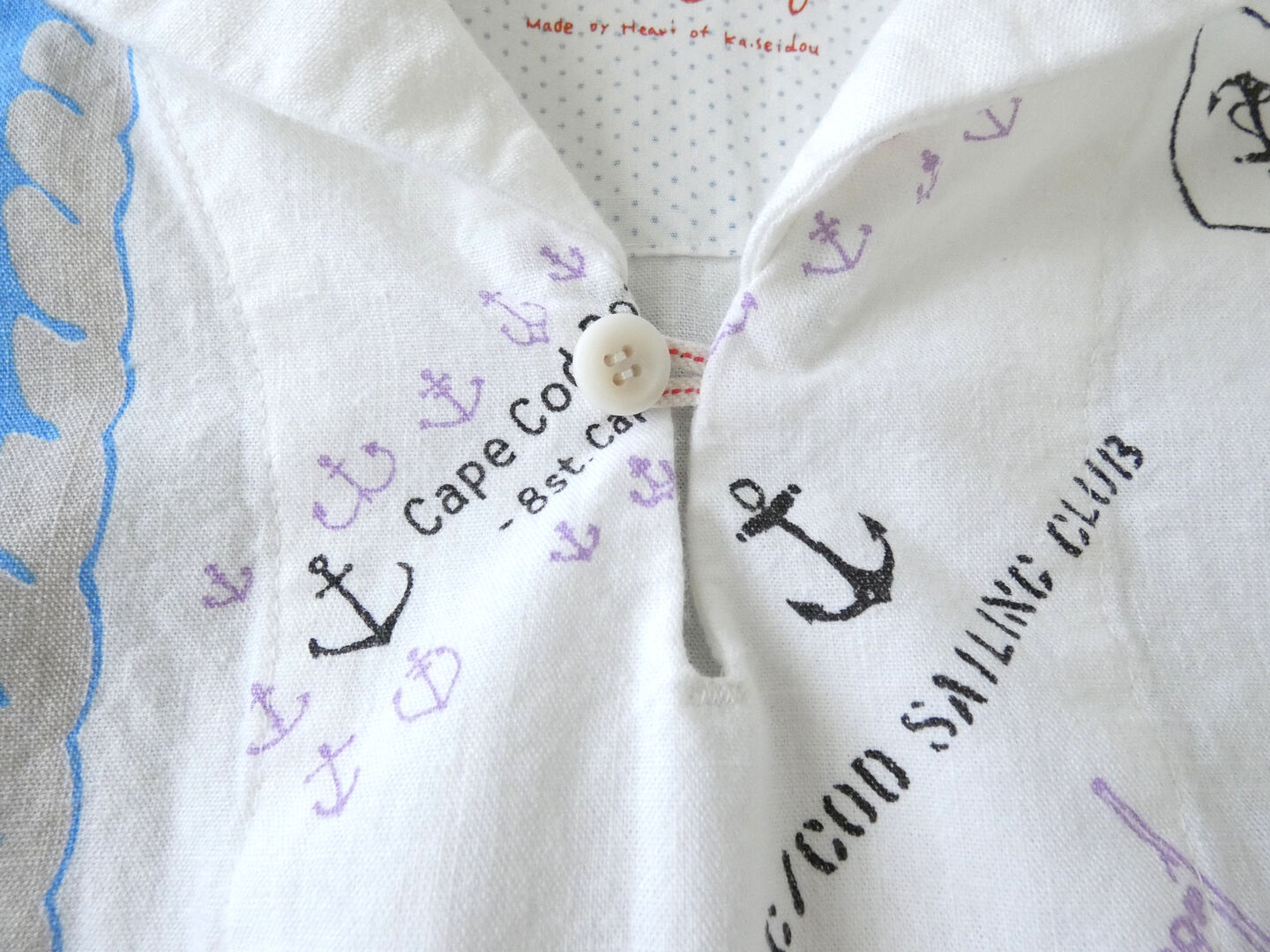 快晴堂(かいせいどう) Girl's カロハプリントCCBY柄 セーラーズシャツの商品画像22