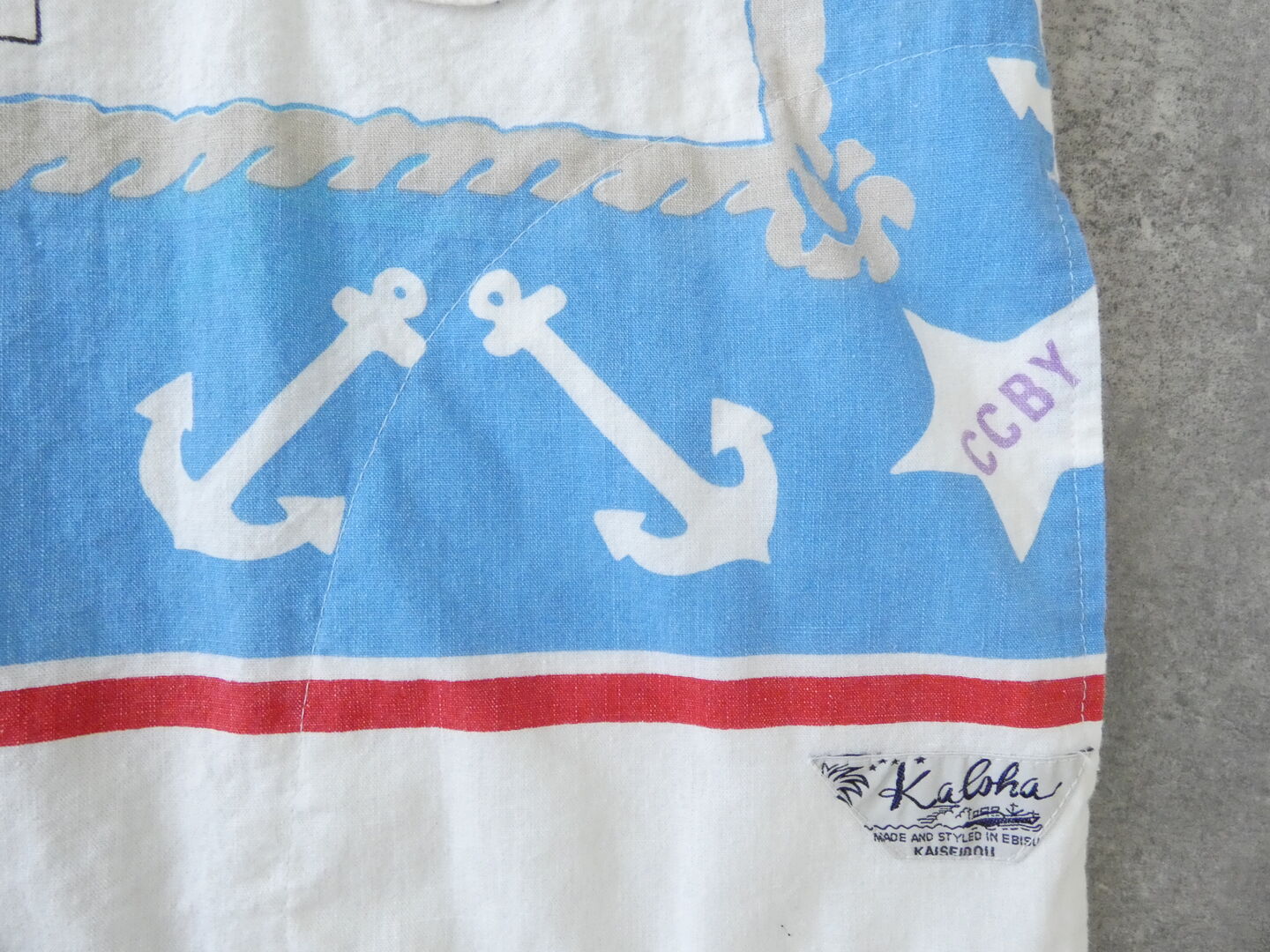 快晴堂(かいせいどう) Girl's カロハプリントCCBY柄 セーラーズシャツの商品画像25