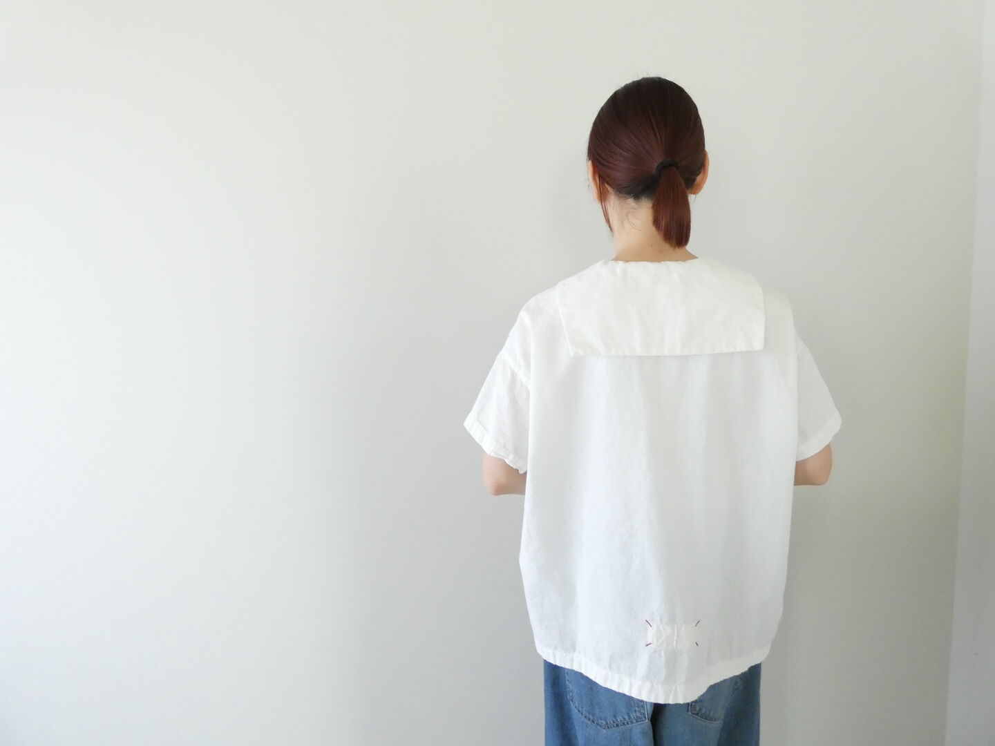 快晴堂(かいせいどう) Girl's カロハプリントCCBY柄 セーラーズシャツの商品画像5