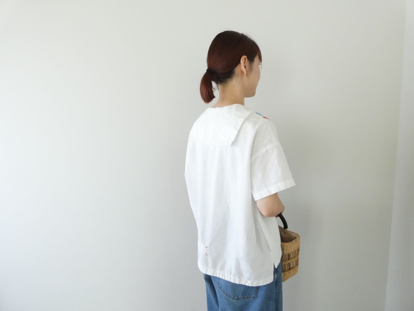 快晴堂(かいせいどう) Girl's カロハプリントCCBY柄 セーラーズシャツの商品画像6