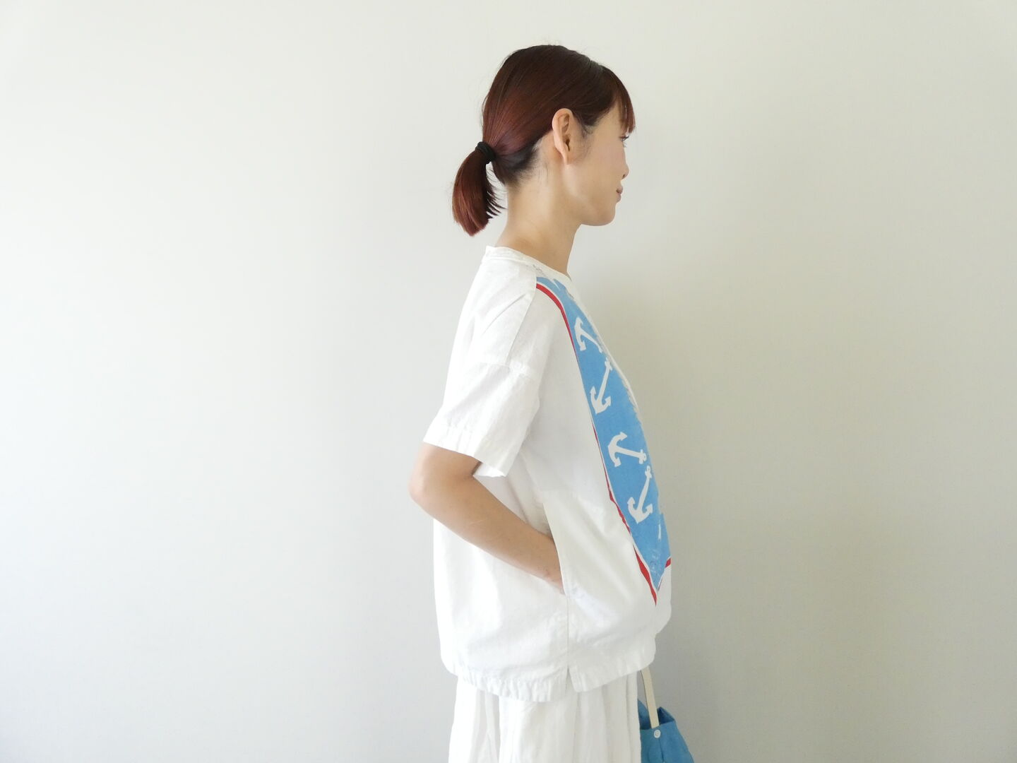 快晴堂(かいせいどう) Girl's カロハプリントCCBY柄 Wide Tシャツの商品画像4