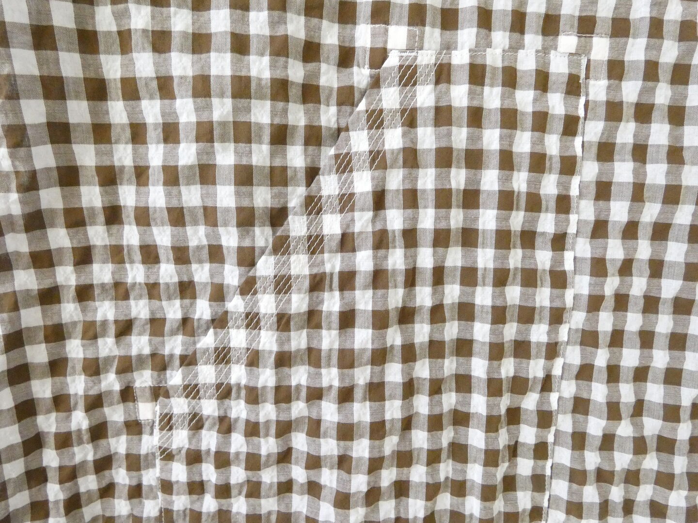 快晴堂(かいせいどう) ゆらぎギンガムチェック Wideストン5分袖ワンピースの商品画像20