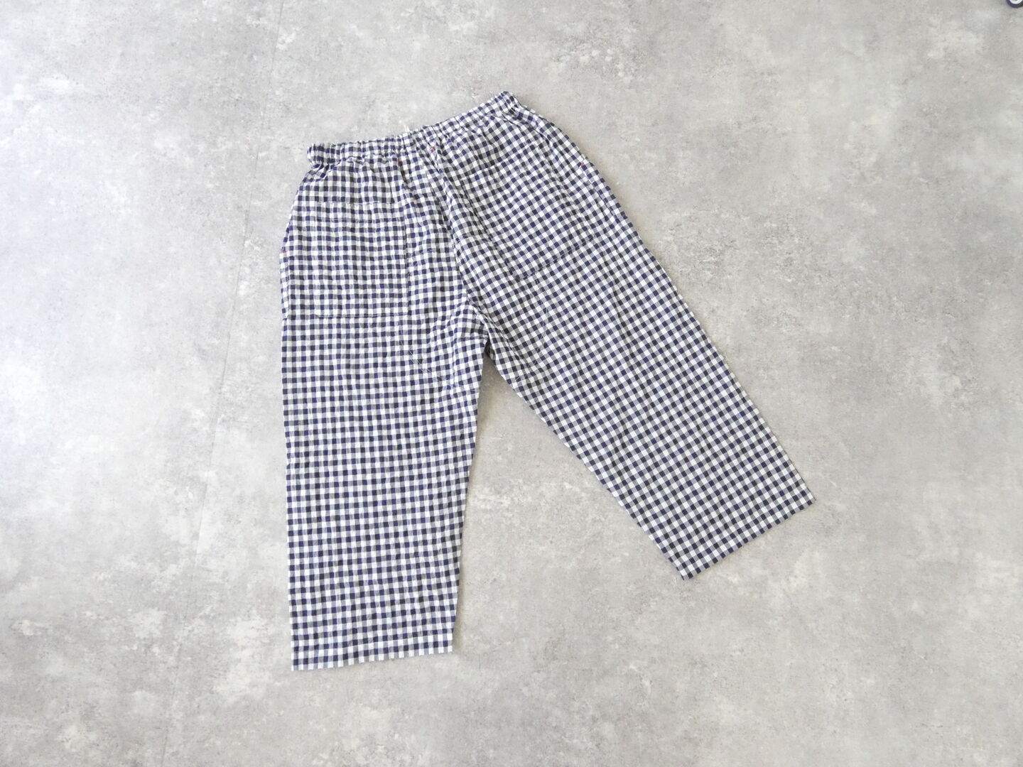 快晴堂(かいせいどう) ゆらぎギンガムチェック 4ポケットイージーパンツの商品画像11