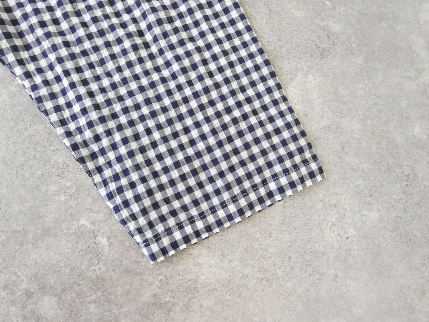 快晴堂(かいせいどう) ゆらぎギンガムチェック 4ポケットイージーパンツの商品画像21