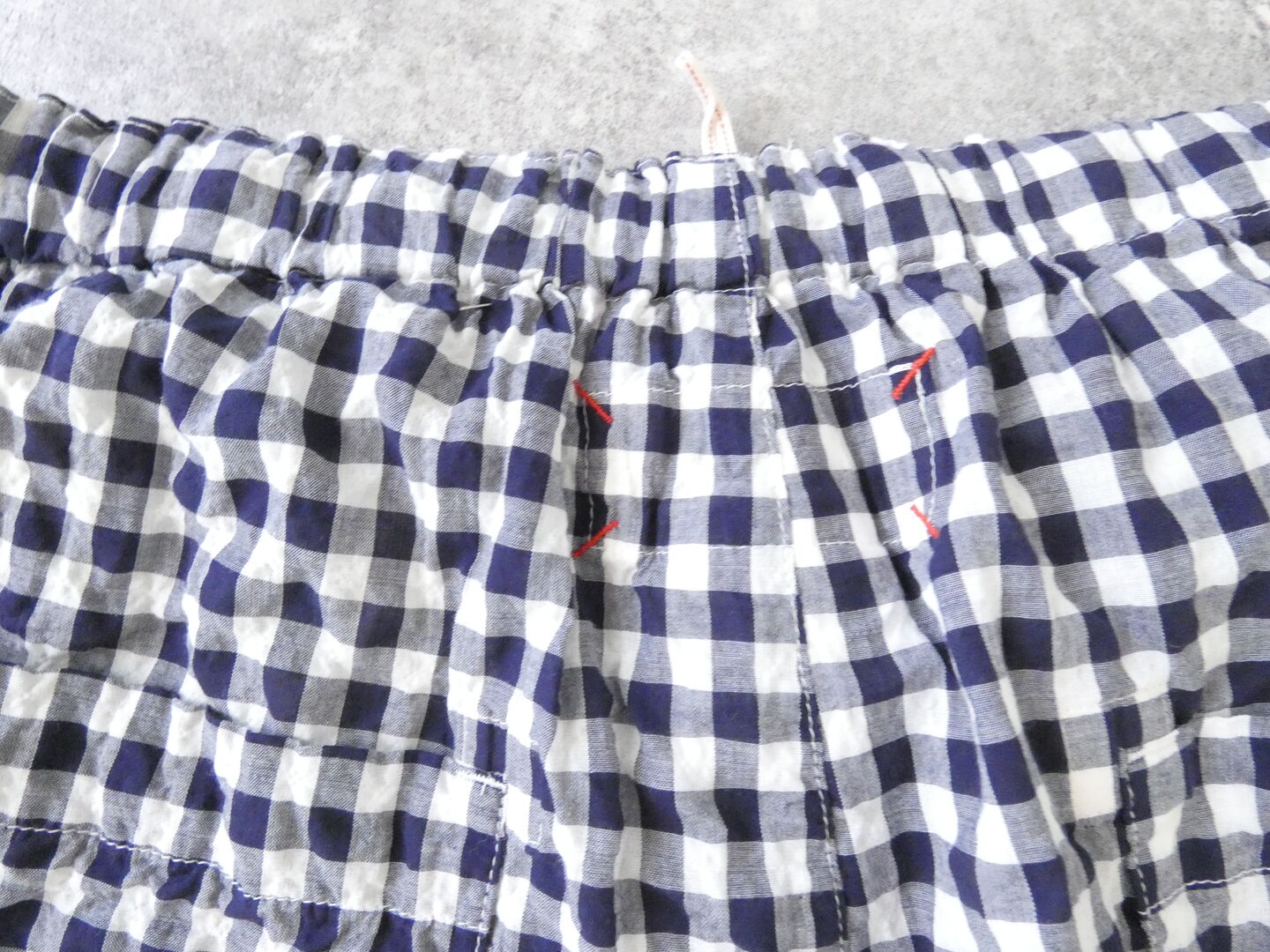 快晴堂(かいせいどう) ゆらぎギンガムチェック 4ポケットイージーパンツの商品画像25