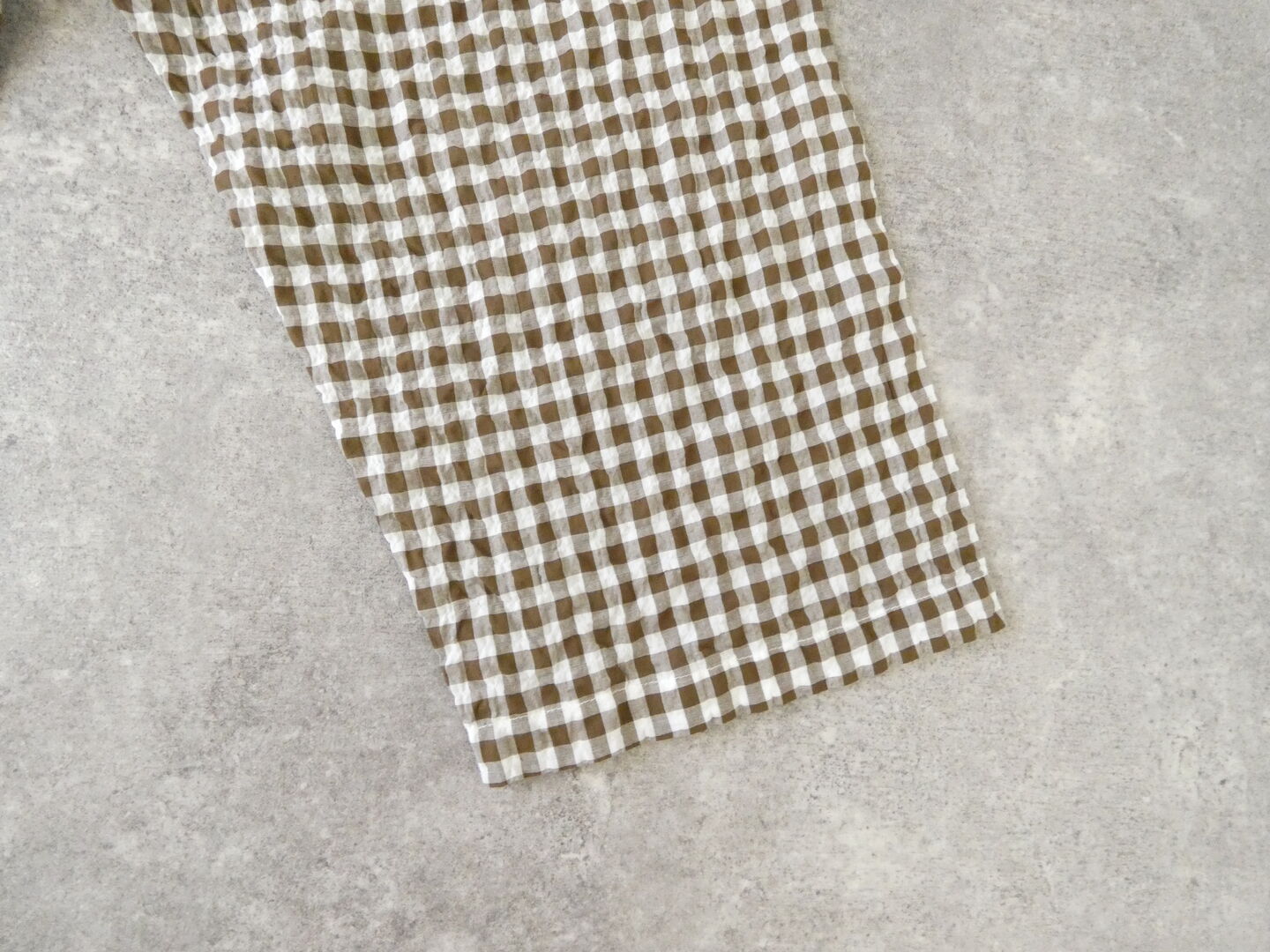 快晴堂(かいせいどう) ゆらぎギンガムチェック 4ポケットイージーパンツの商品画像39