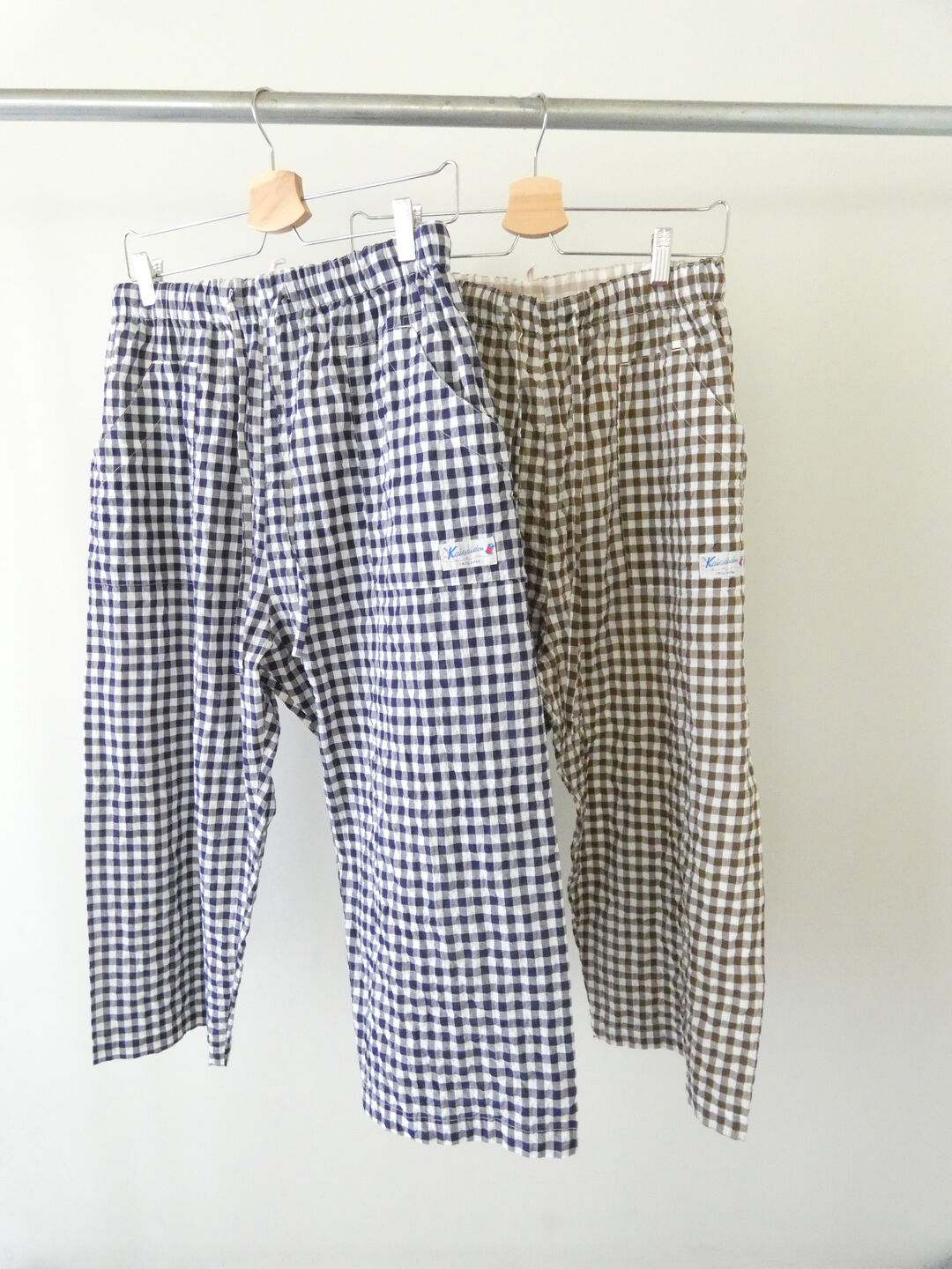 快晴堂(かいせいどう) ゆらぎギンガムチェック 4ポケットイージーパンツの商品画像8