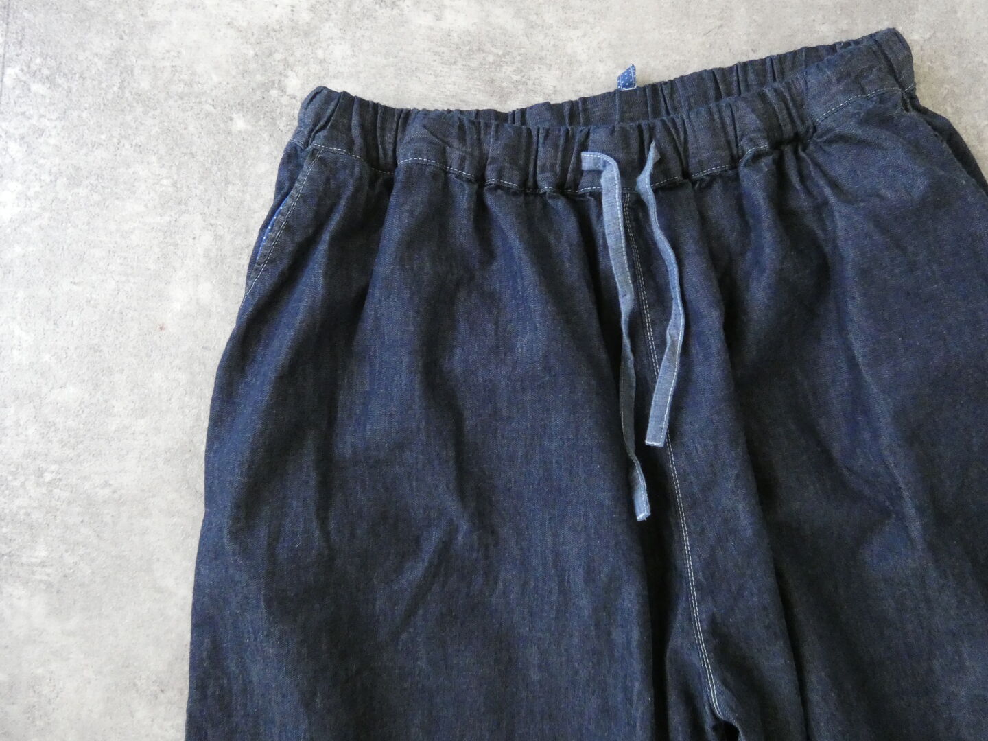 快晴堂(かいせいどう) Girl's マルチシーズン/6オンスデニム ふわふわタックパンツの商品画像24