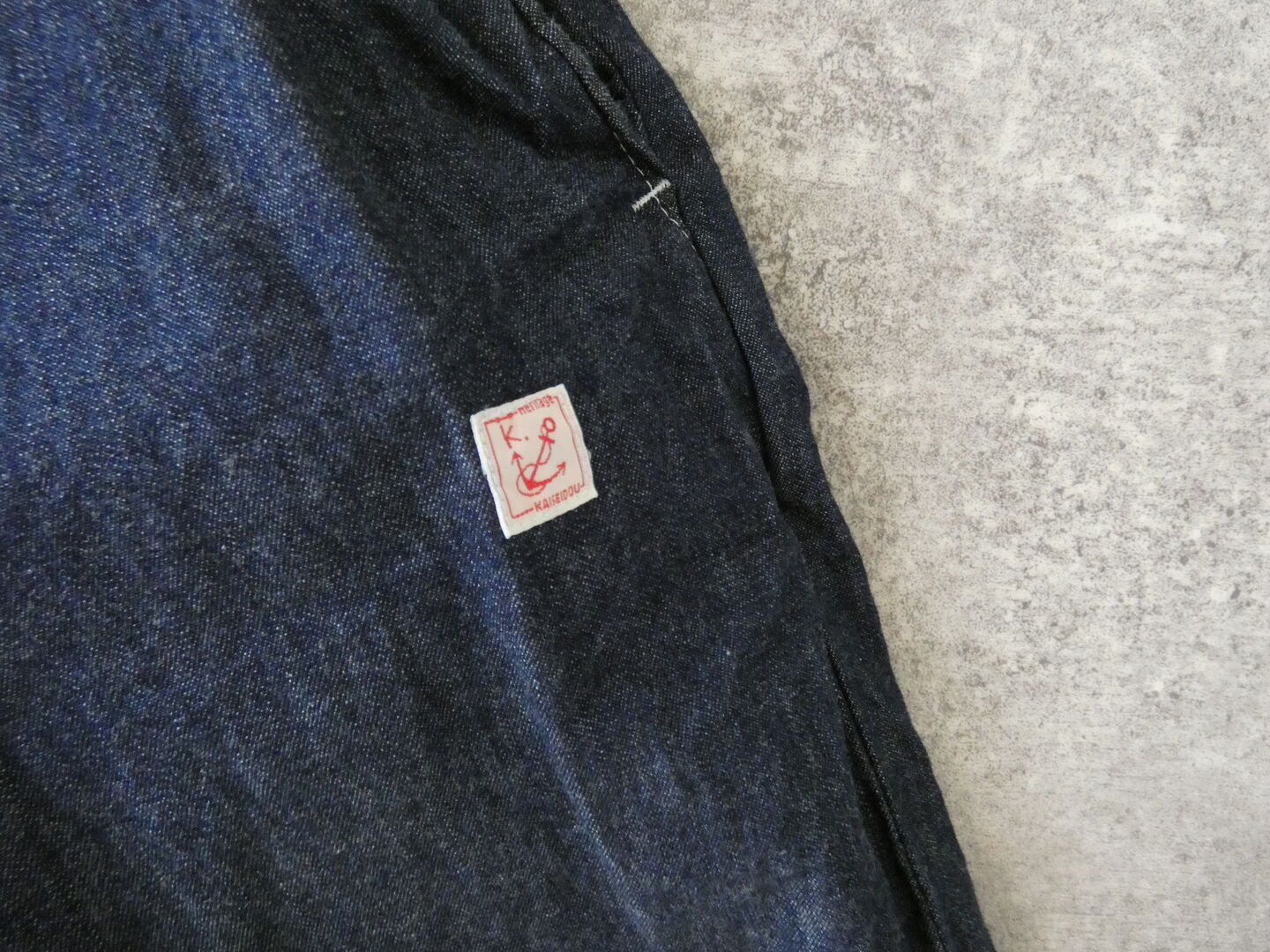 快晴堂(かいせいどう) Girl's マルチシーズン/6オンスデニム ふわふわタックパンツの商品画像25