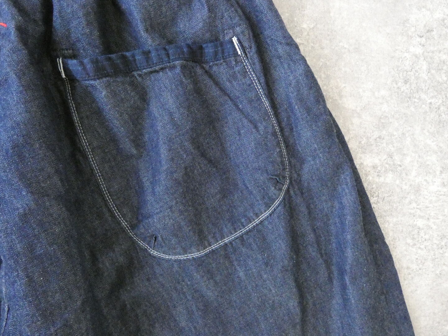 快晴堂(かいせいどう) Girl's マルチシーズン/6オンスデニム ふわふわタックパンツの商品画像31