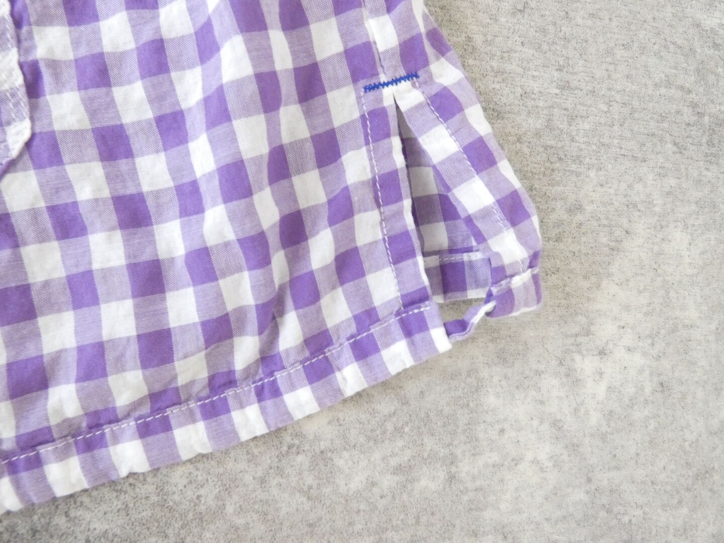 快晴堂(かいせいどう) ゆらぎギンガムチェック Wide-Tシャツの商品画像21