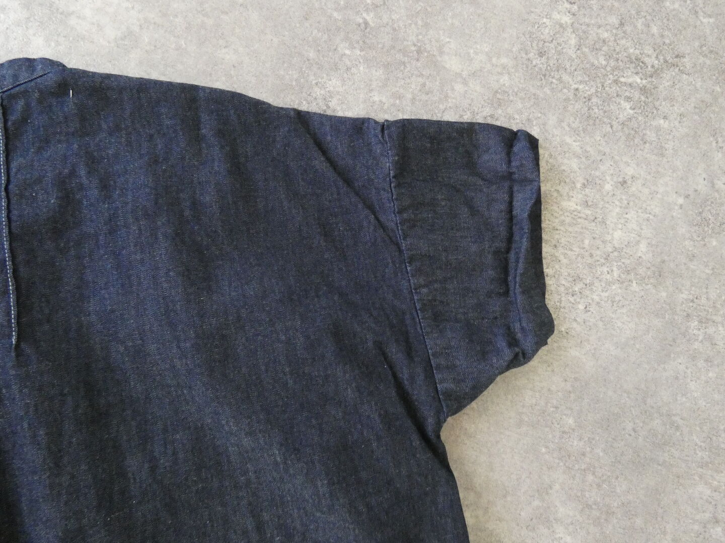 快晴堂(かいせいどう) Girl's マルチシーズン/6オンスデニム スタンド衿半袖ギャザーシャツの商品画像28