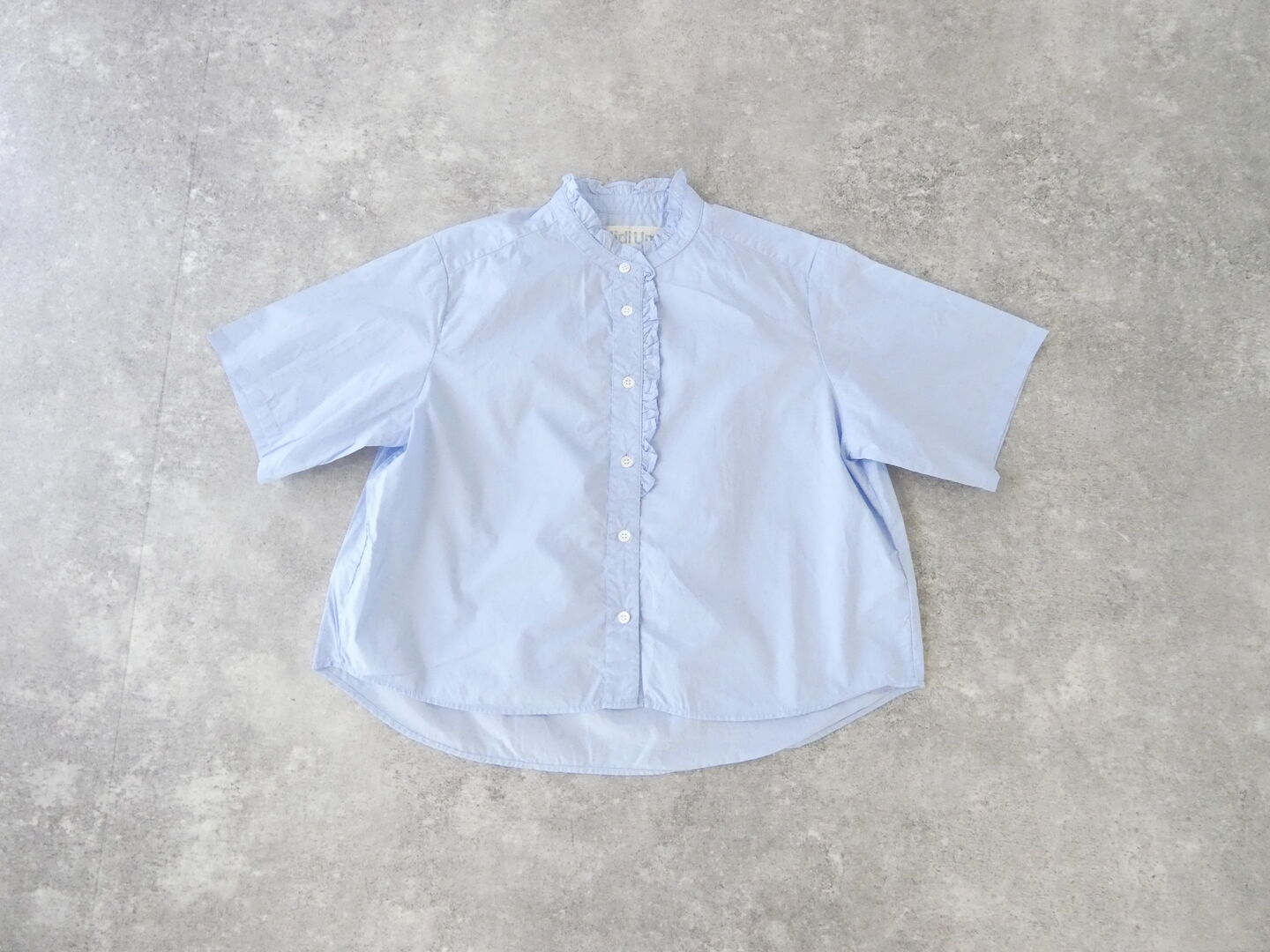 MidiUmi(ミディウミ) ハーフスリーブフロントハーフフリルシャツの商品画像4