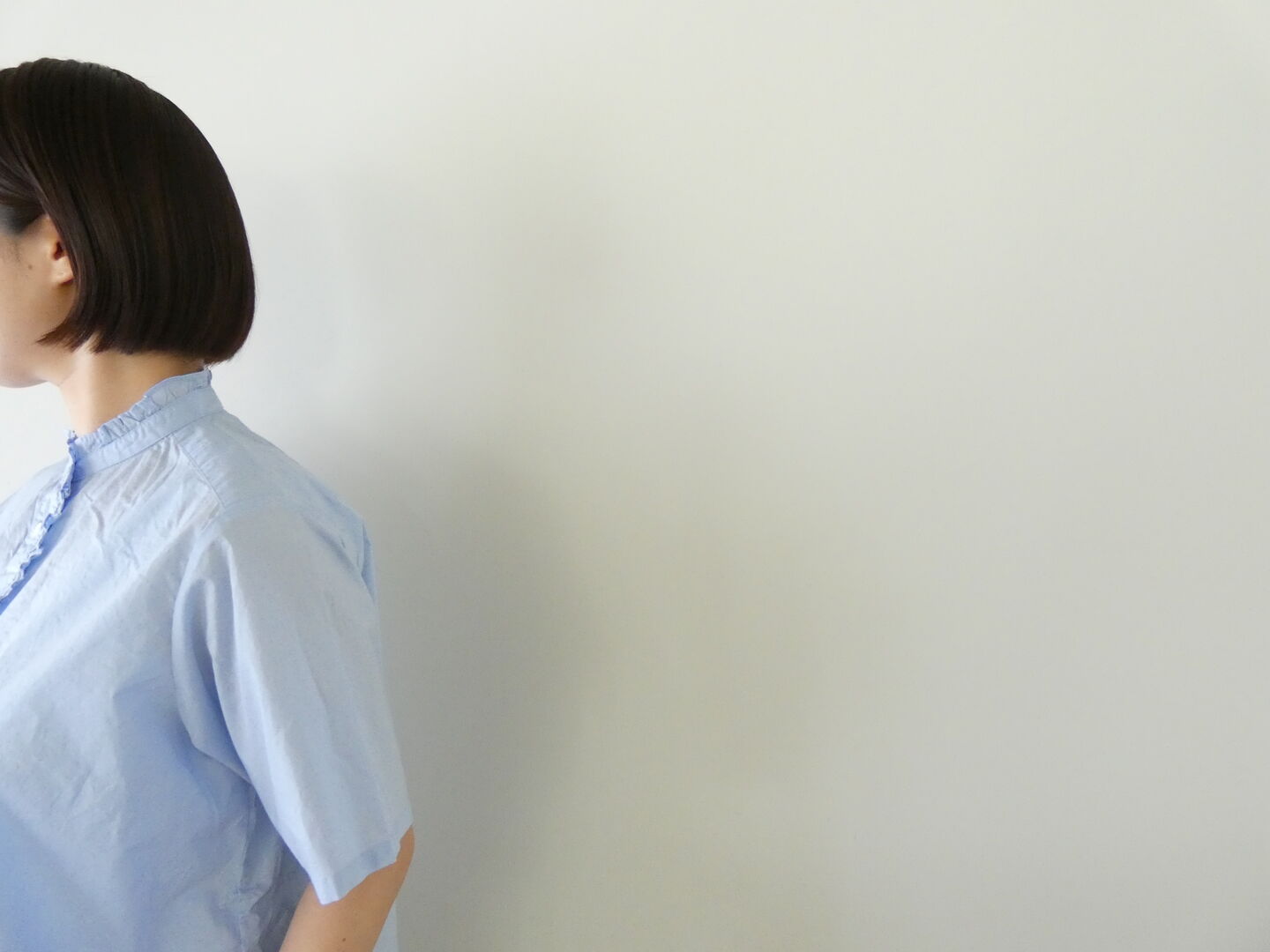 MidiUmi(ミディウミ) ハーフスリーブフロントハーフフリルシャツの商品画像5