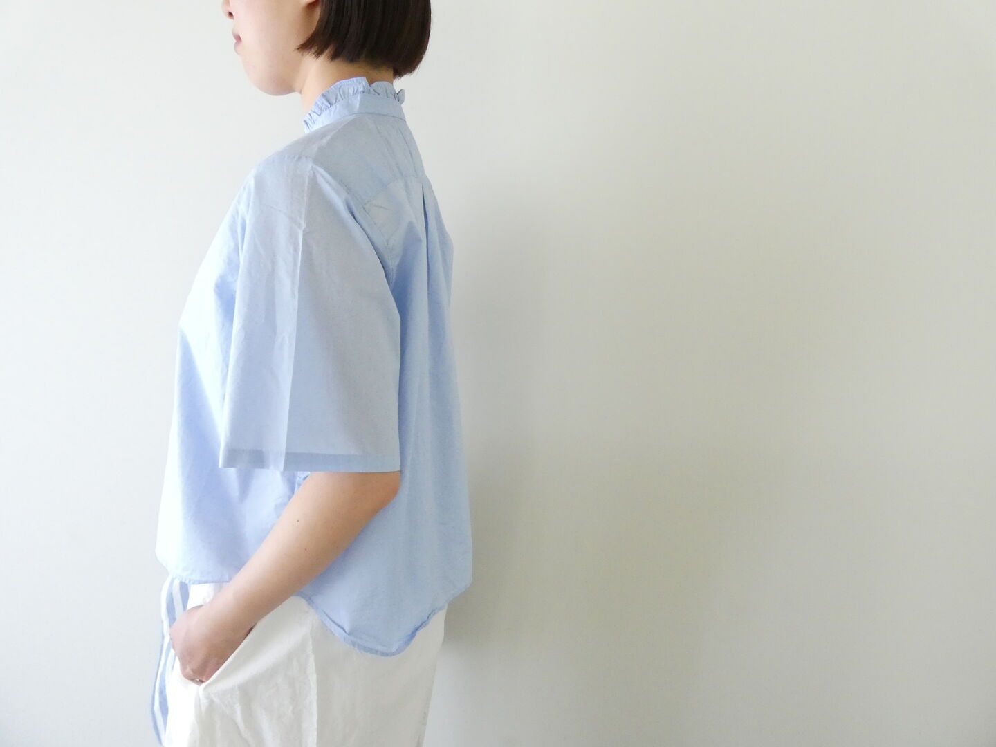 MidiUmi(ミディウミ) ハーフスリーブフロントハーフフリルシャツの商品画像8