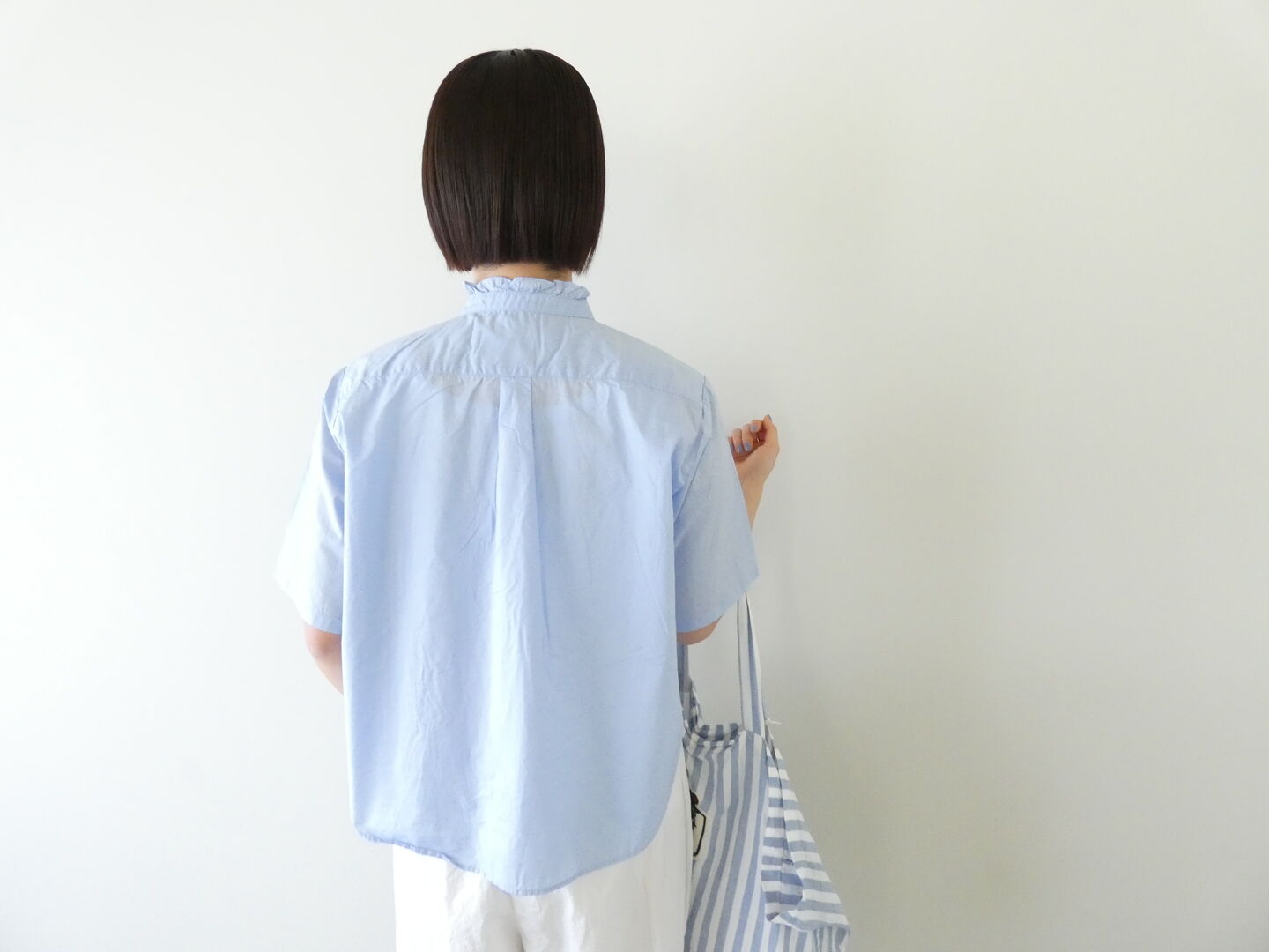 MidiUmi(ミディウミ) ハーフスリーブフロントハーフフリルシャツの商品画像9