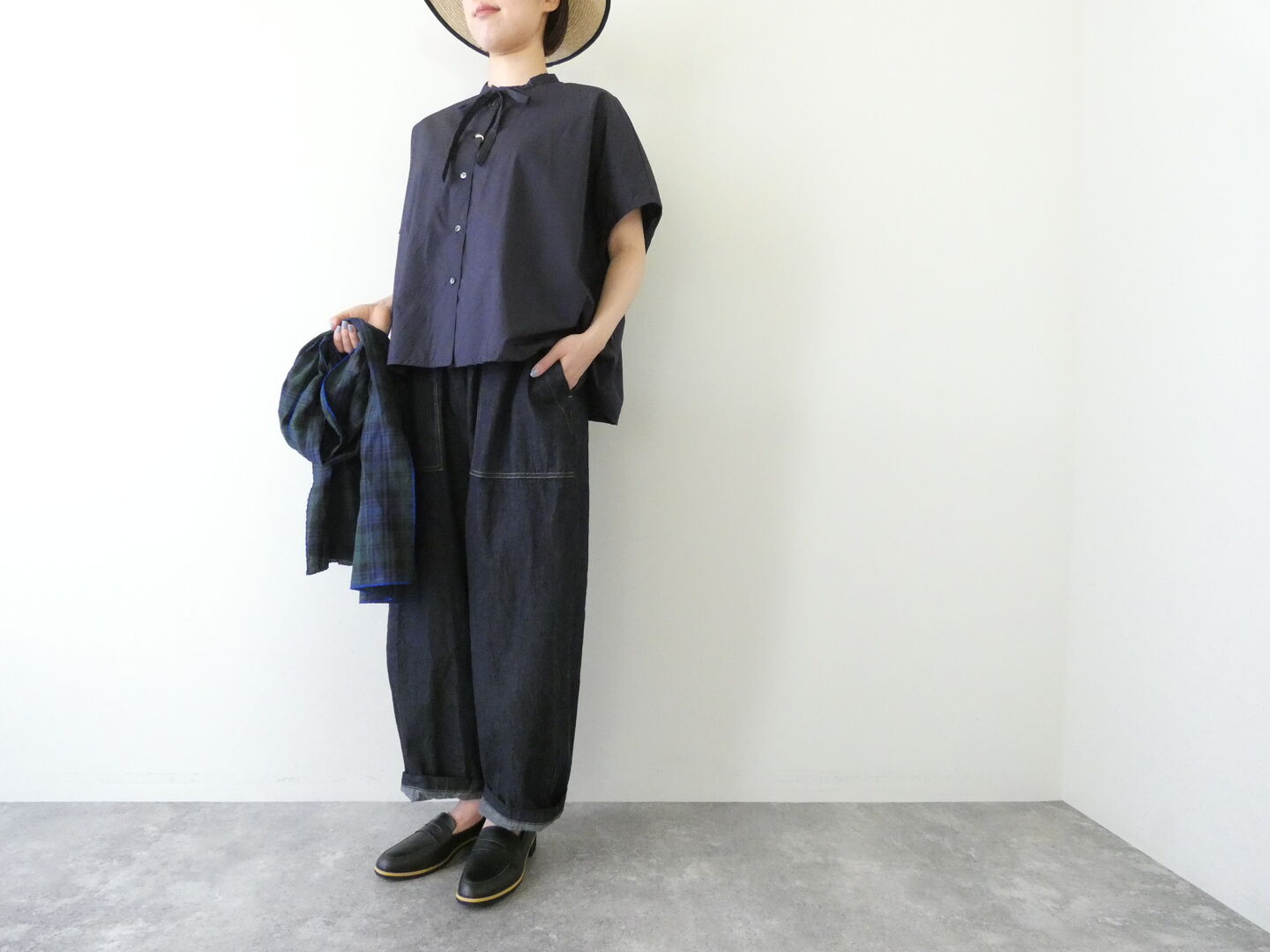 MidiUmi(ミディウミ) ボウタイワイドシャツの商品画像2