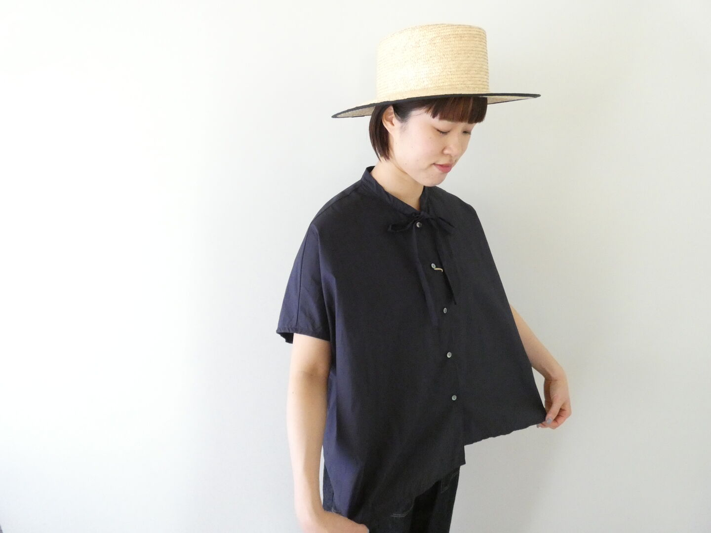 MidiUmi(ミディウミ) ボウタイワイドシャツの商品画像7