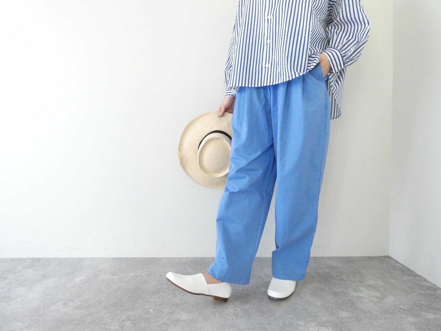 MidiUmi(ミディウミ) カラータックイージーパンツの商品画像6